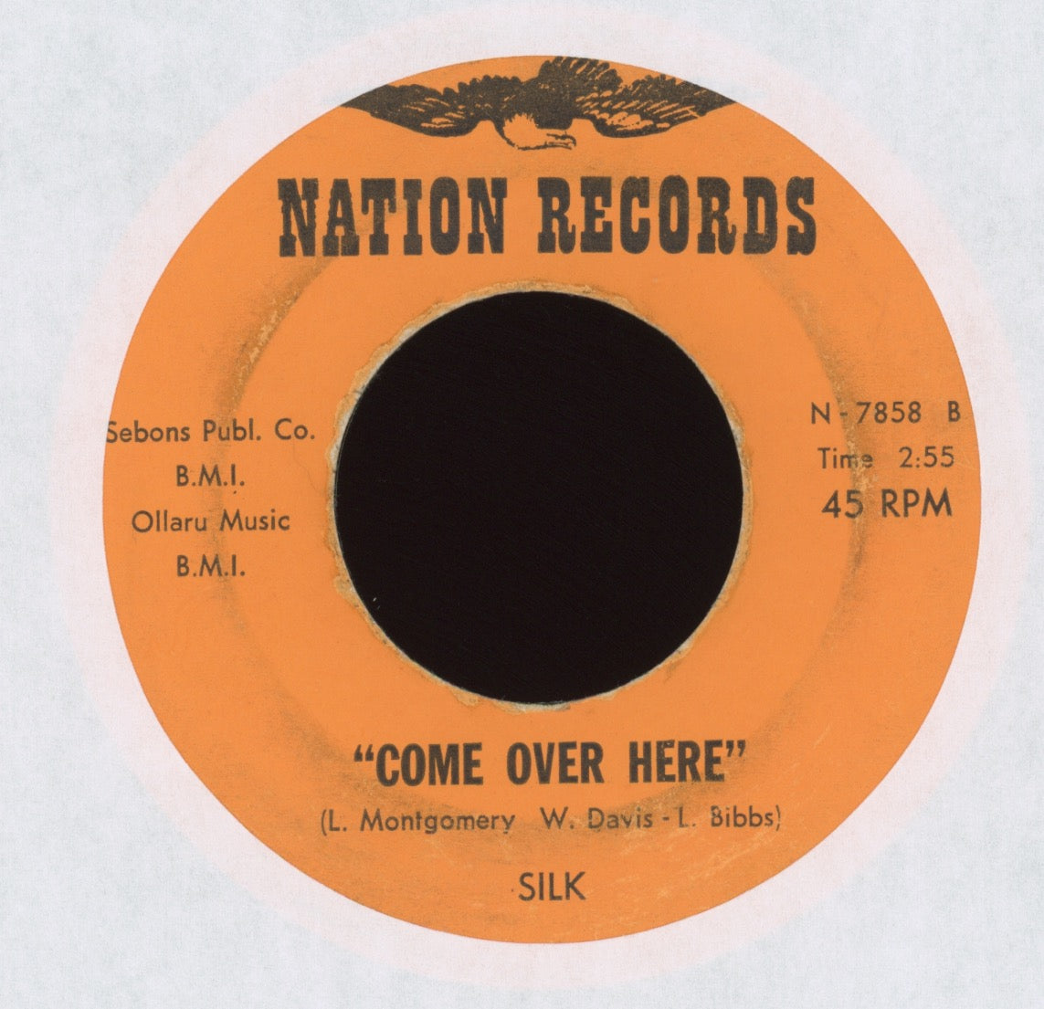 Silk - Falling In Love Isn't Easy on Nation Crossover Soul 45