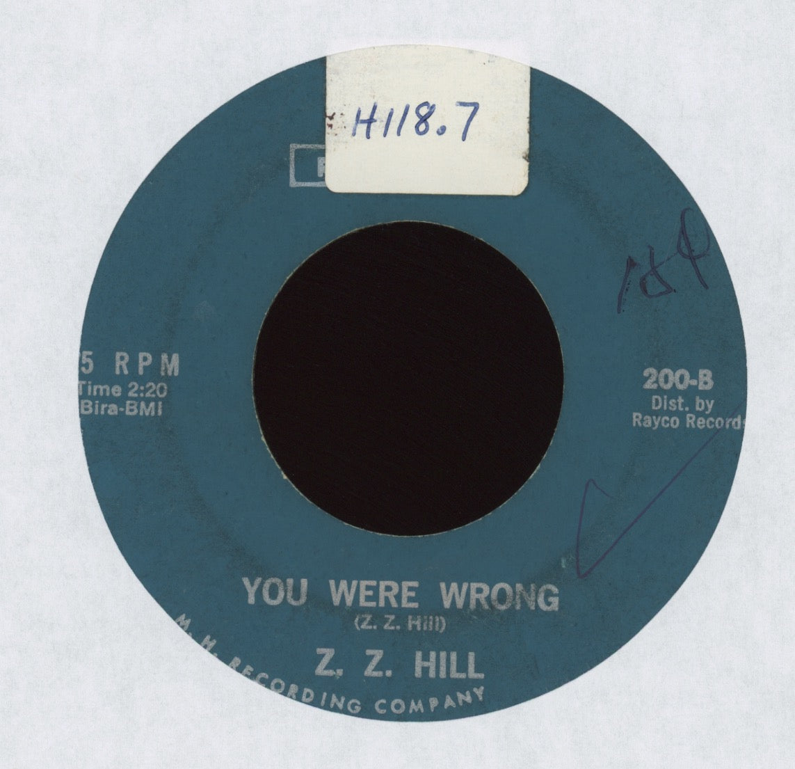 Z.Z. Hill - Tomble Weed on MH