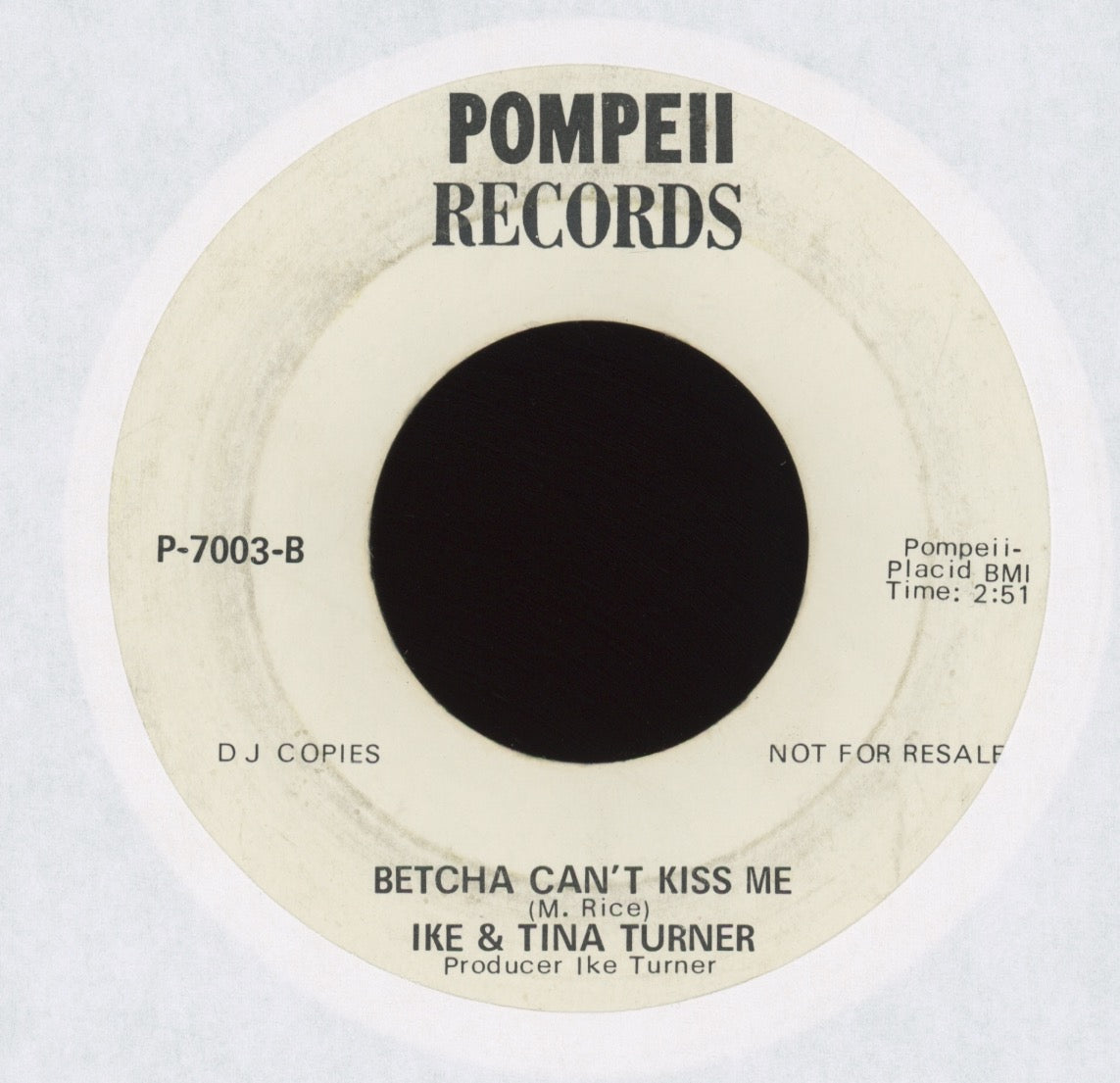 Ike & Tina Turner - Cussin' Cryin' And Carryin' On on Pompeii Promo