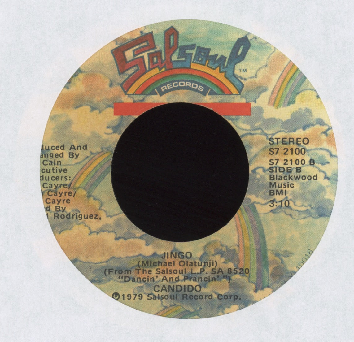 Candido - Dancin' And Prancin' on Salsoul 70s Soul Funk 45