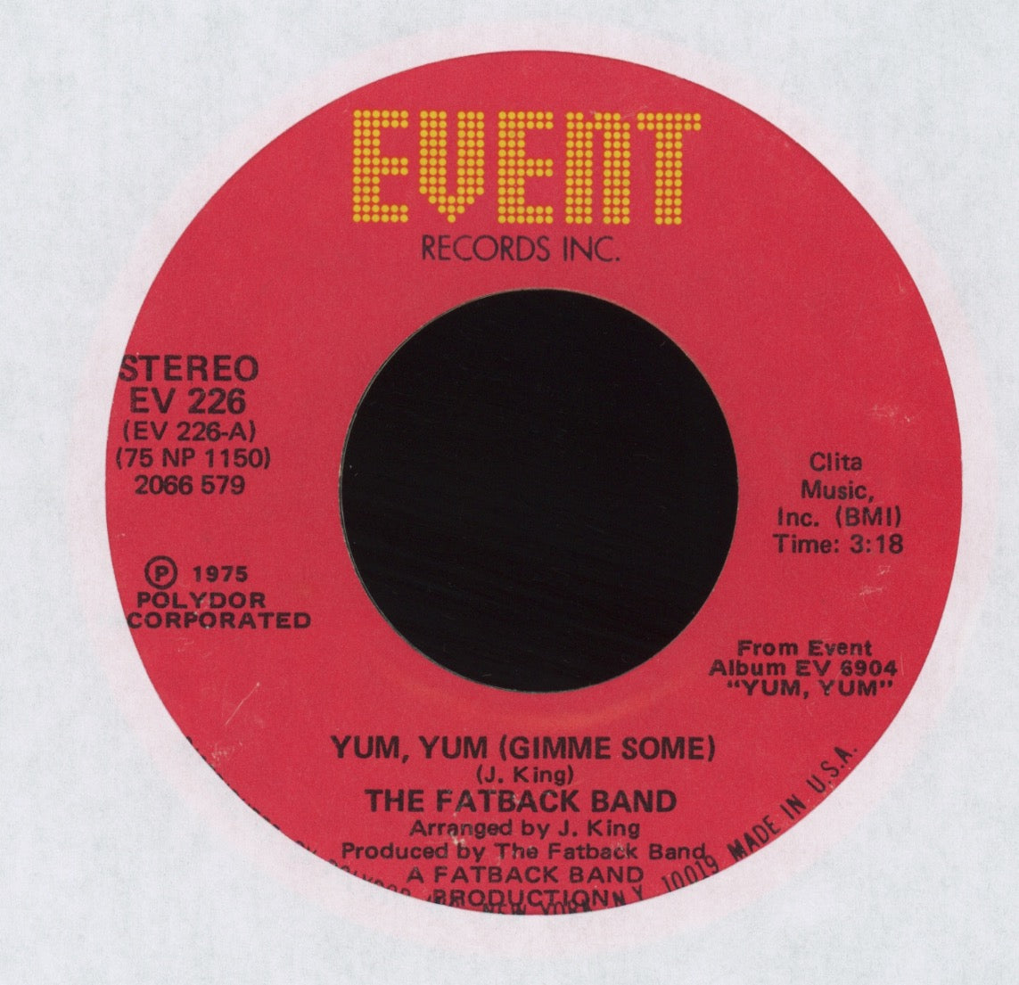 The Fatback Band - Let the Drums Speak on Event Funk 45 Breaks