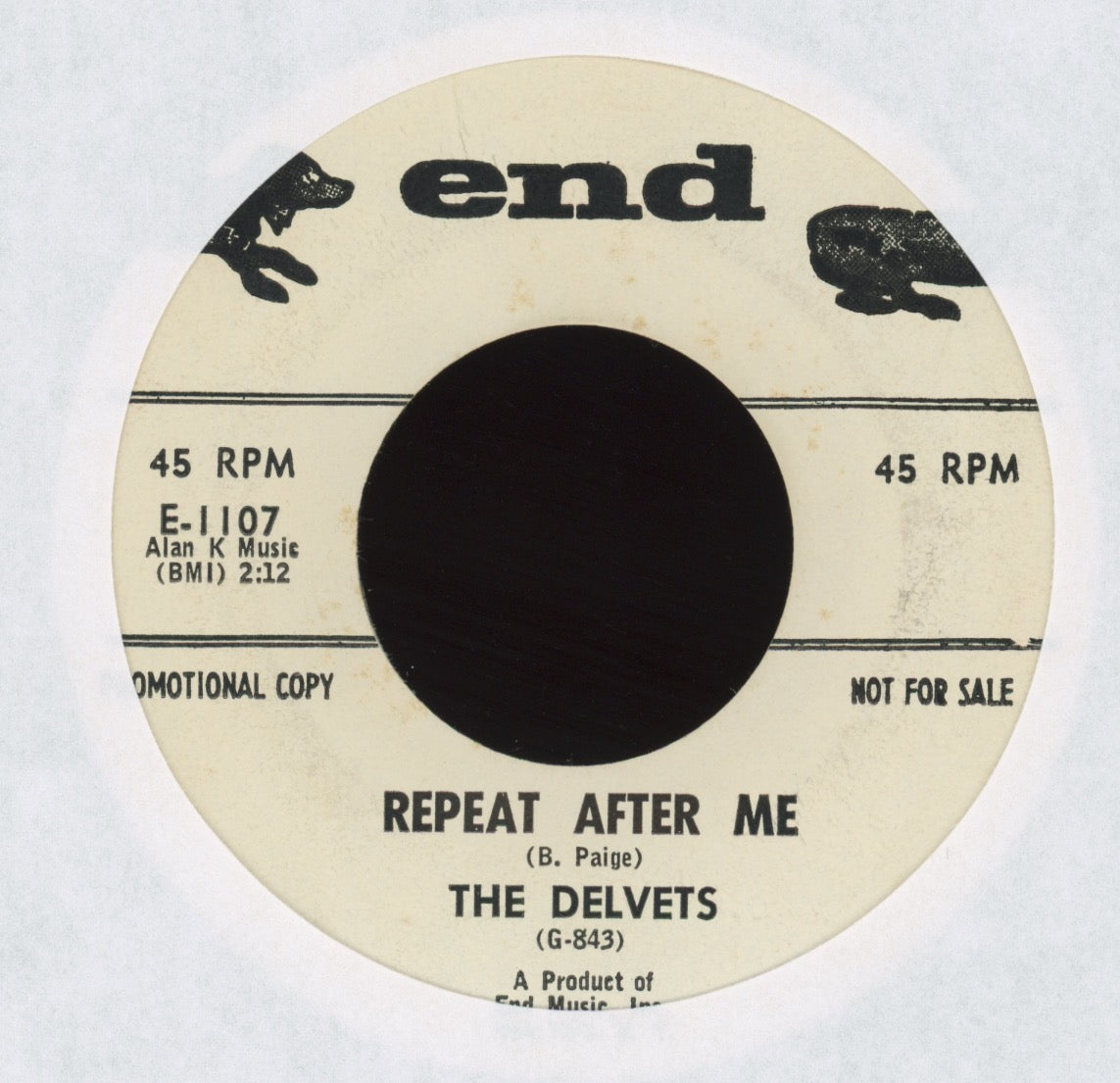 The Delvets - Will You Love Me In Heaven on End Promo Girl Group 45