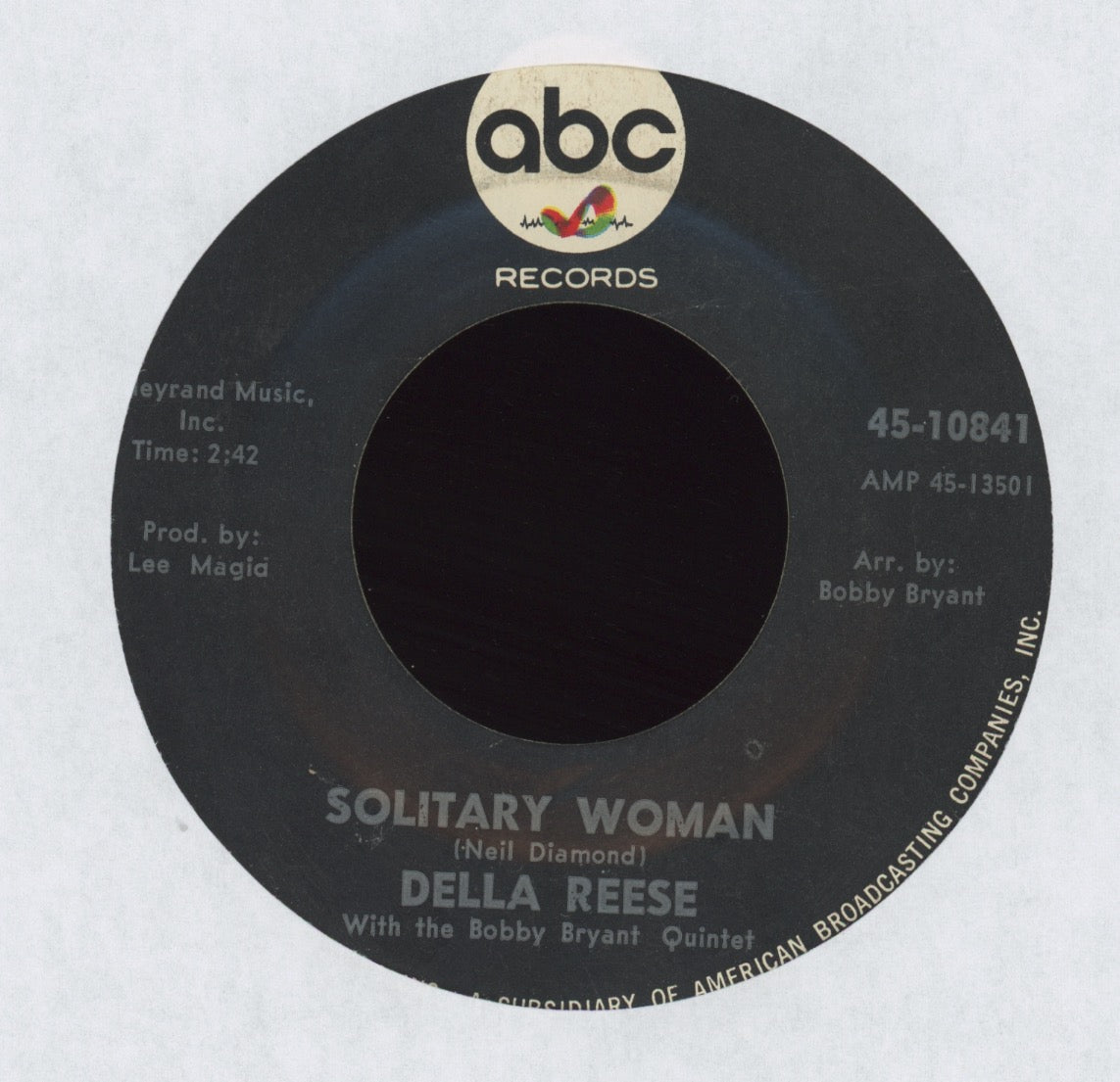 Della Reese - It Was A Very Good Year on ABC Soul Jazz Funk 45