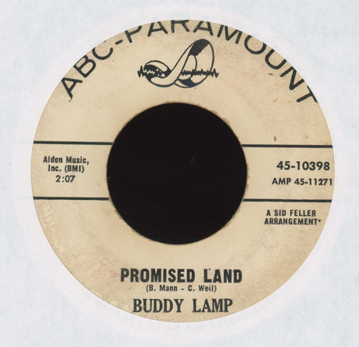 Buddy Lamp - Promised Land on ABC Paramount Promo Northern Soul 45