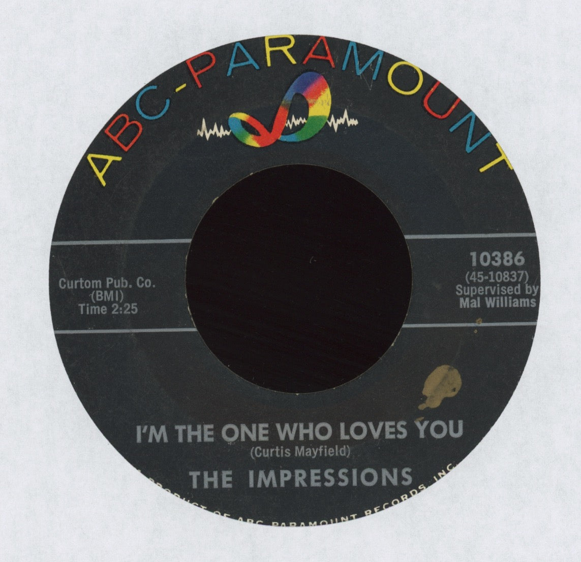 The Impressions - I'm the One Who Loves You on ABC Paramount Northern Soul 45