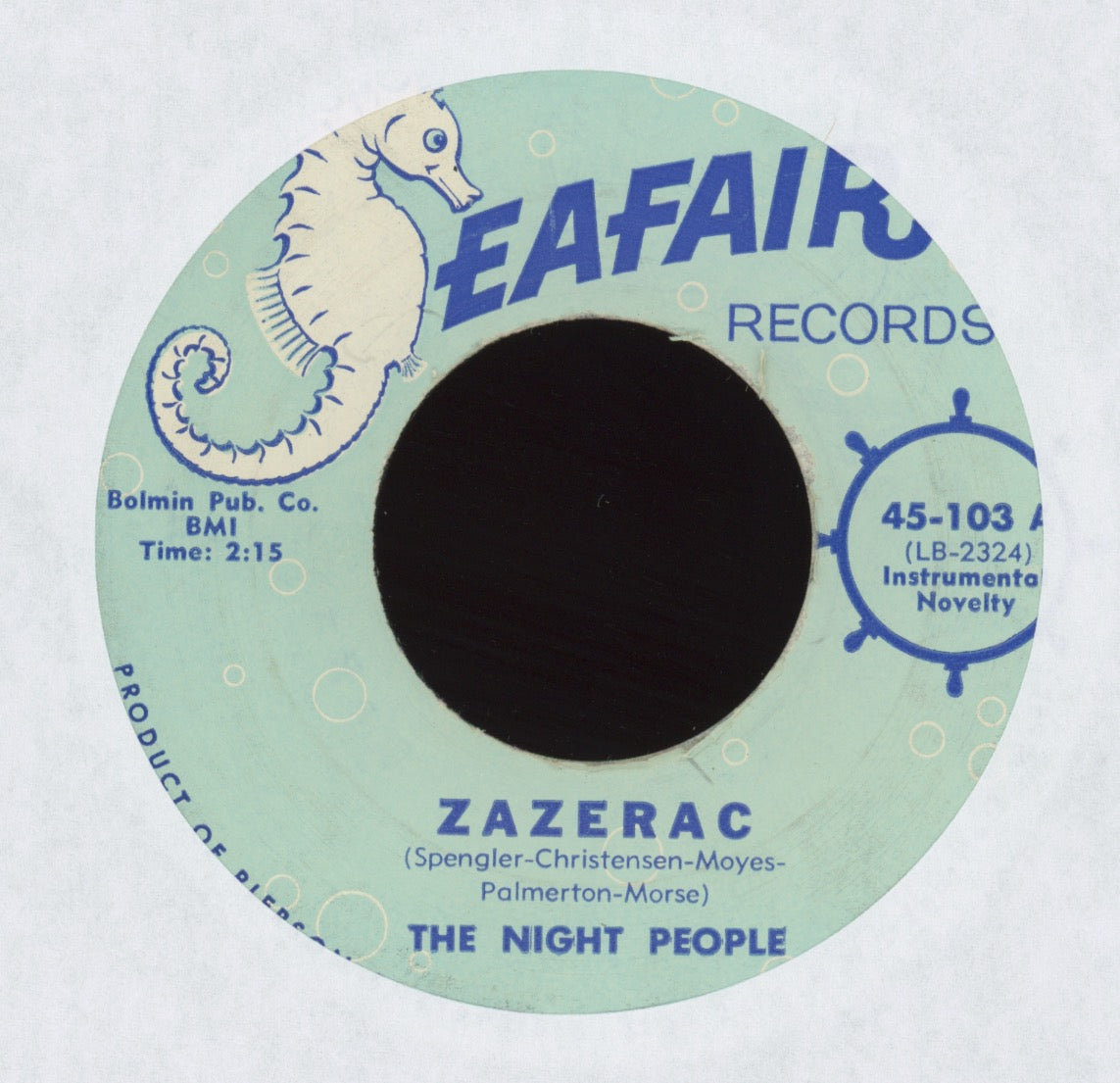 The Night People - Zazerac on Seafair Instro Rocker 45