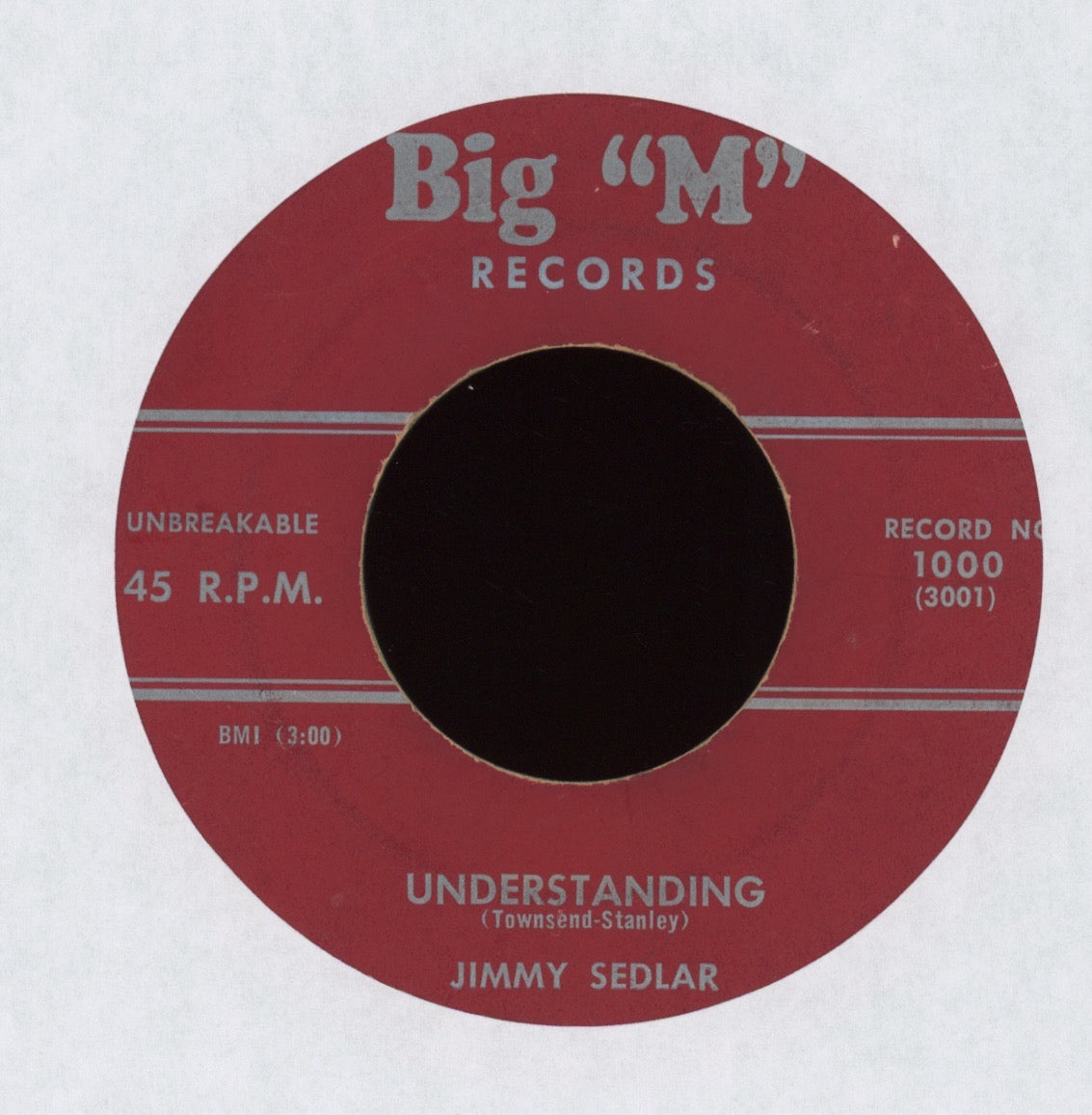 James Sedlar - Shorty's Got To Go on Big M R&B 45