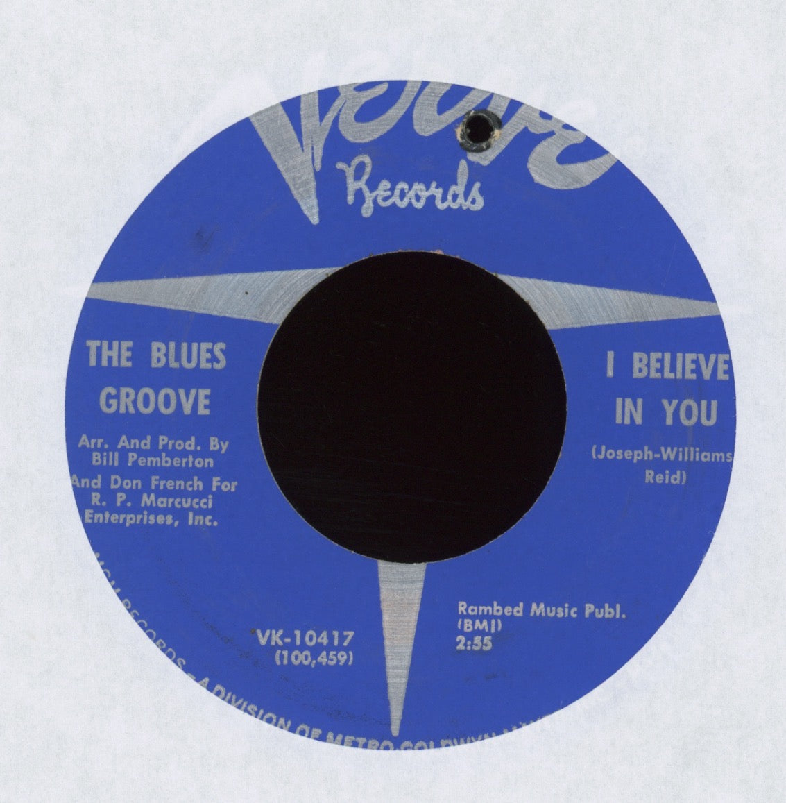 The Blues Groove - I Believe In You on Verve Northern Soul 45