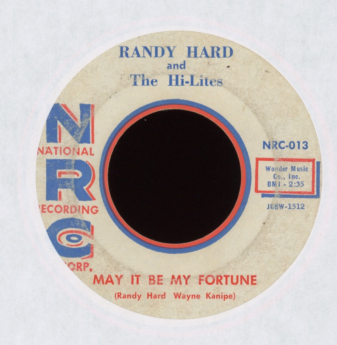 Randy Hard &The Hi-Lites - Honey Doll on NRC Teen Rockabilly 45