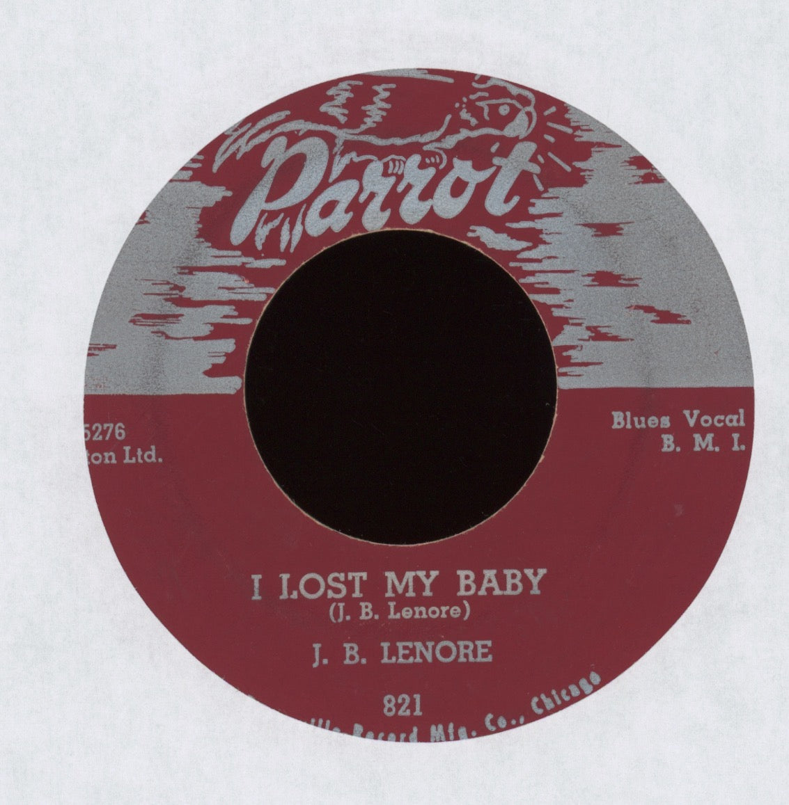 J.B. Lenoir - Fine Girls on Parrot Blues 45