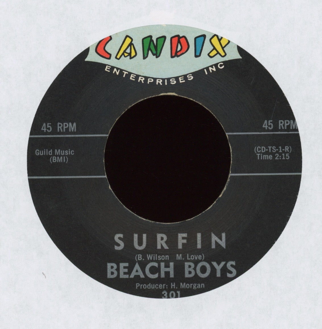 The Beach Boys - Surfin on Candix 1962 Reissue Surf 45