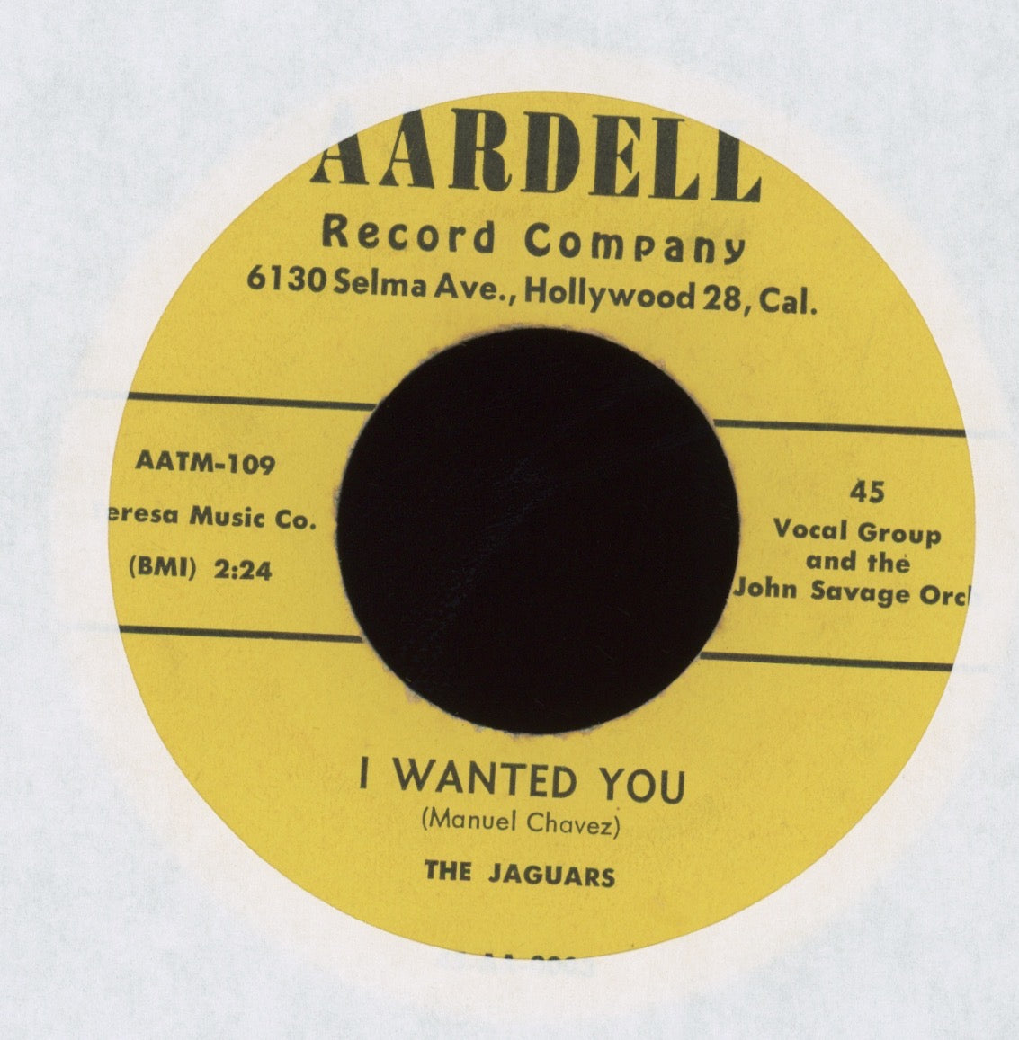 The Jaguars - Rock It Davy Rock It on Aardell R&B Doo Wop 45