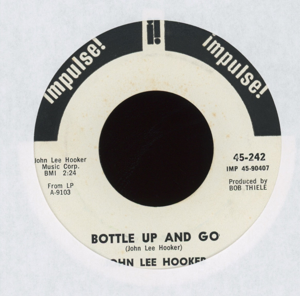 John Lee Hooker - Money on Impulse Promo R&B Blues Dancer 45