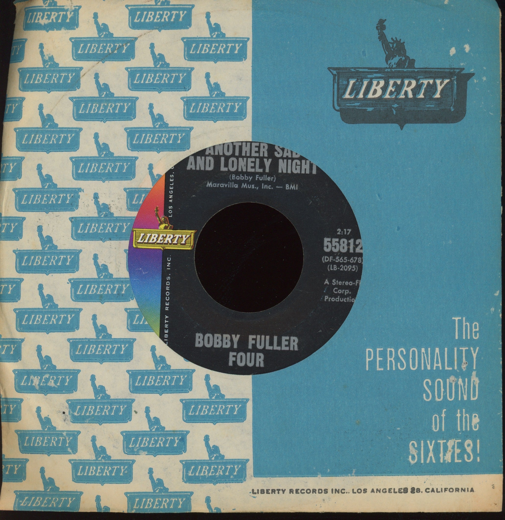 The Bobby Fuller Four - Let Her Dance on Liberty Garage 45