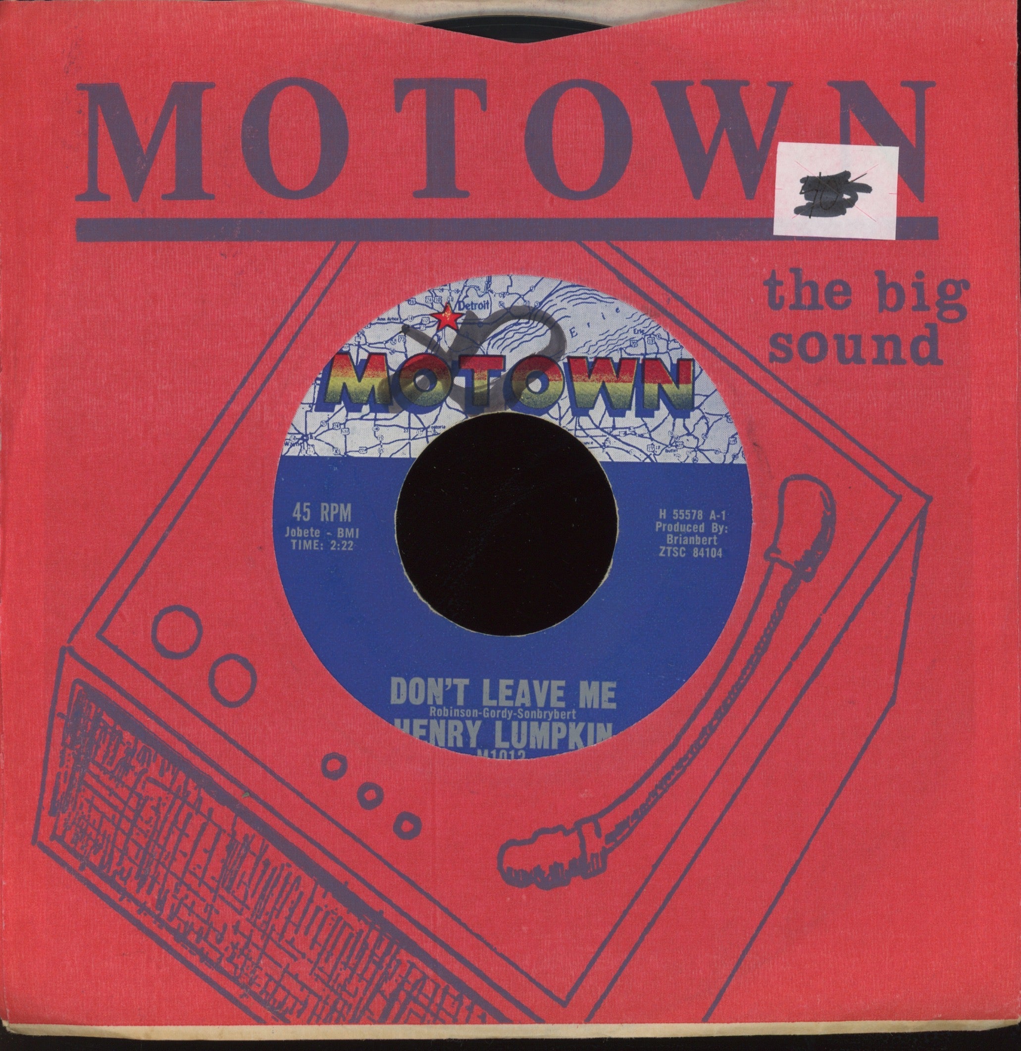 Henry Lumpkin - What Is A Man (Without A Woman) on Motown R&B 45