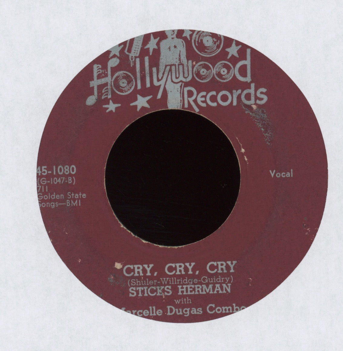Sticks Herman - Long Gone Baby on Hollywood R&B Blues Rocker