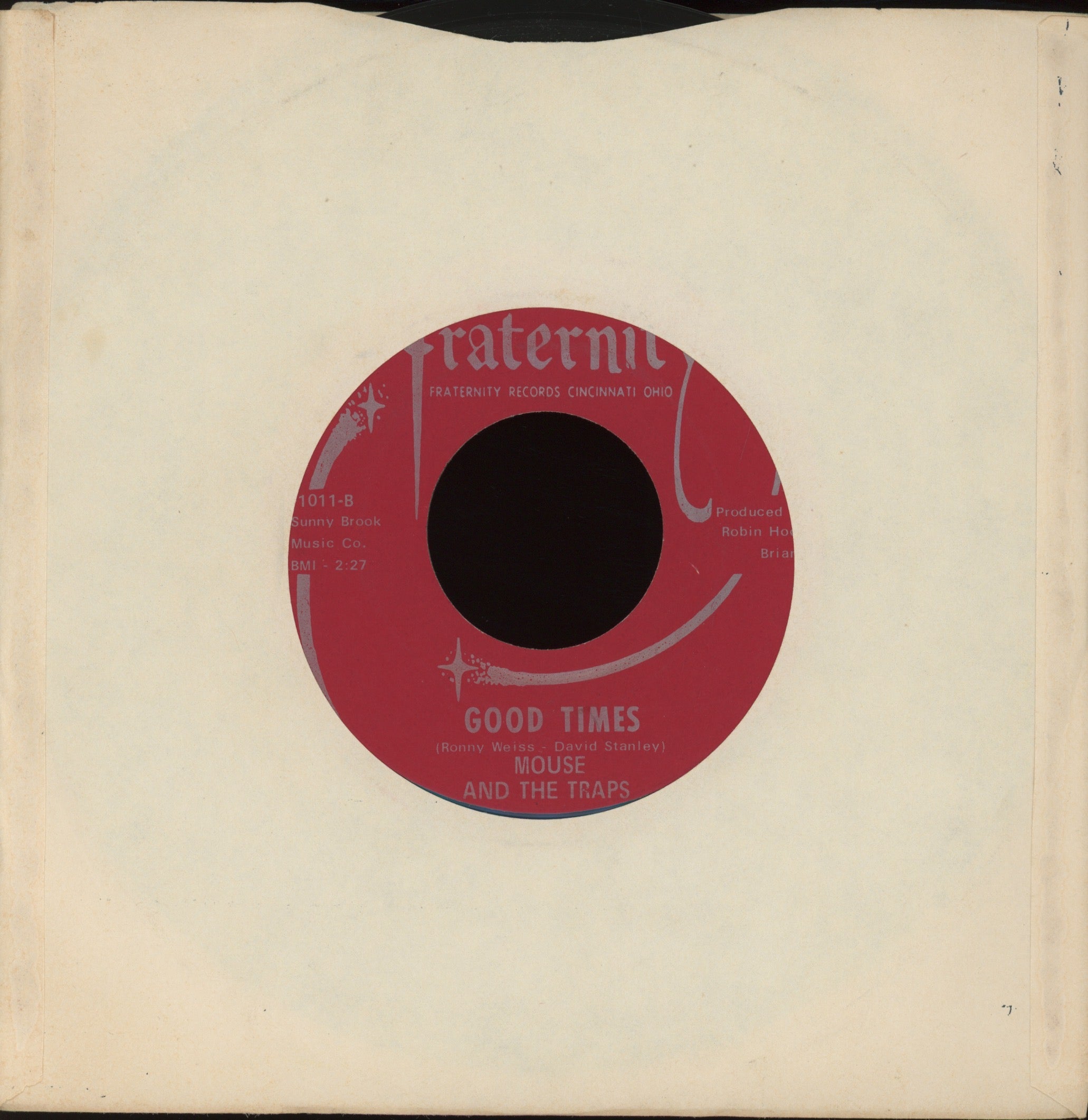 Mouse & The Traps - I Satisfy on Fraternity Garage Psych 45