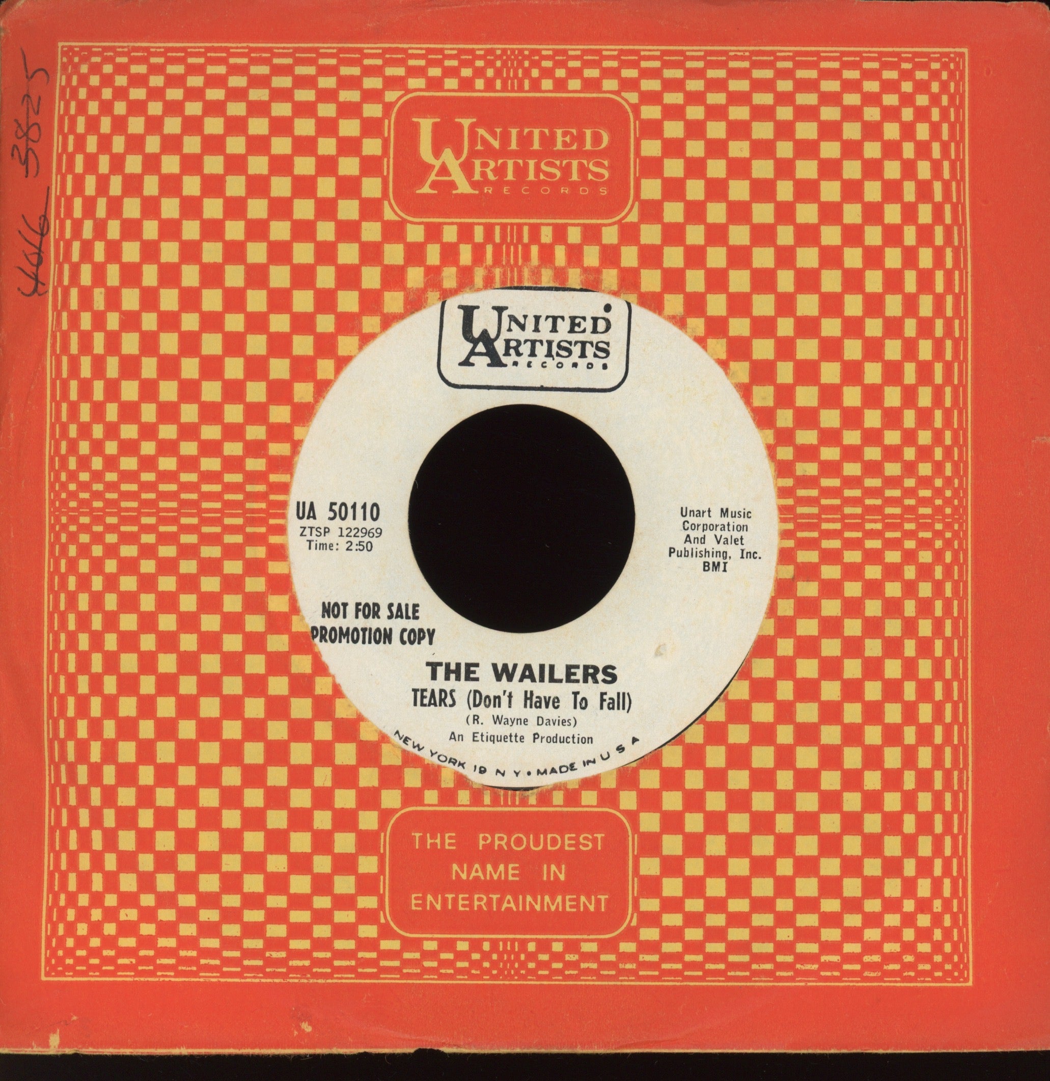 The Wailers - You Won't Lead Me On on UA Promo Garage 45