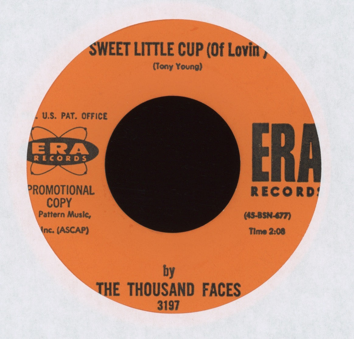 The Thousand Faces - A Thousand Faces on Era Promo Mod Pop Psych 45