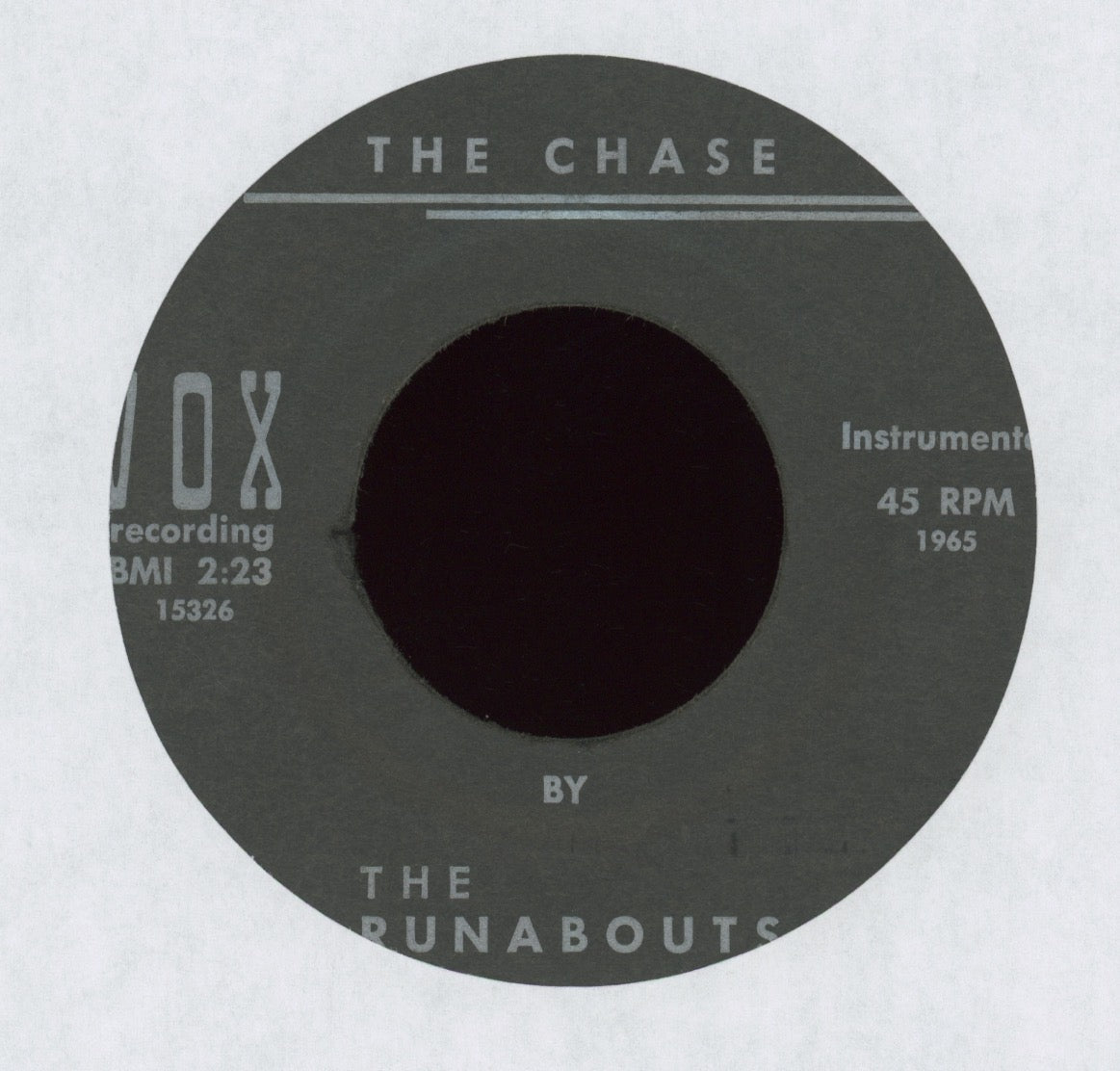 The Runabouts - I Need Time on Vox Moody Teen Garage 45