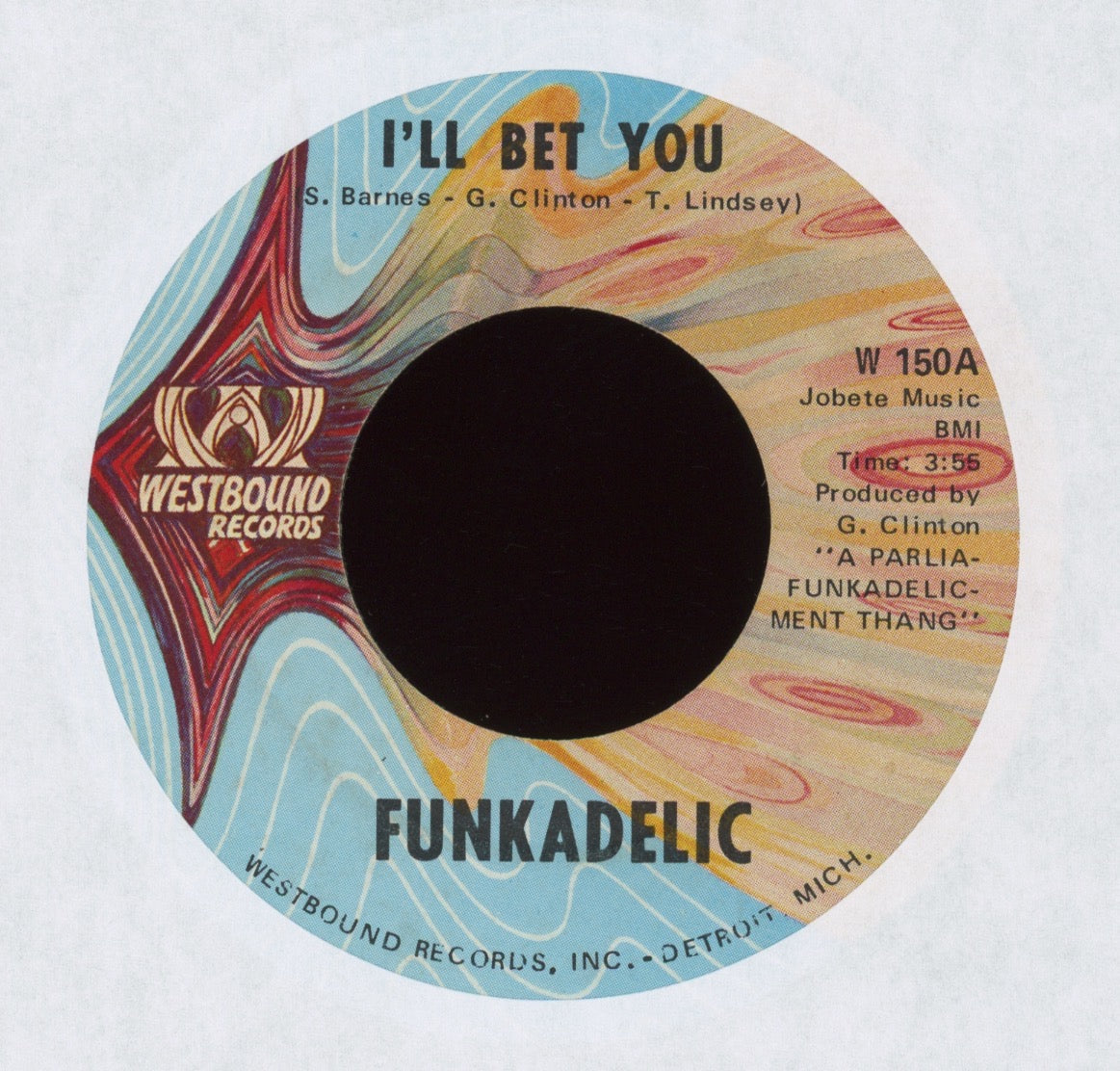 Funkadelic - I'll Bet You on Westbound Soul Funk 45 Breaks