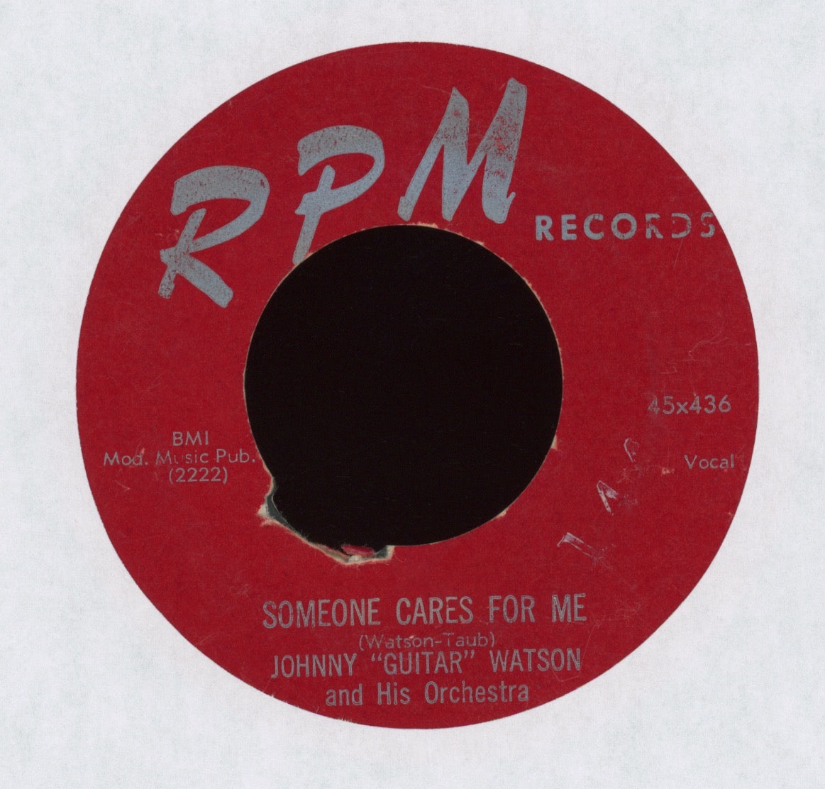 Johnny Guitar Watson - Those Lonely Lonely Nights on RPM R&B Blues 45