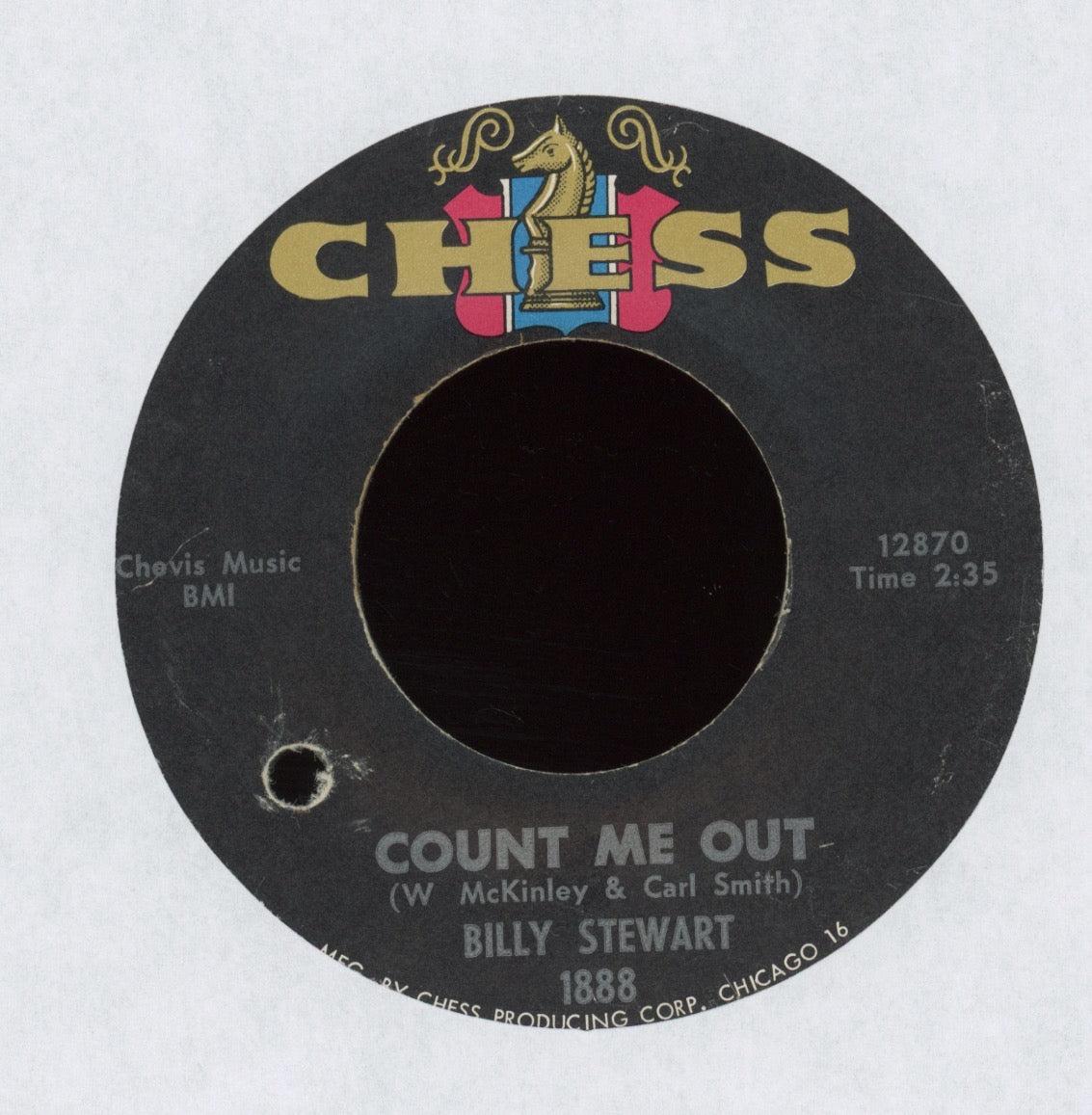 Billy Stewart - A Fat Boy Can Cry on Chess Northern Soul 45