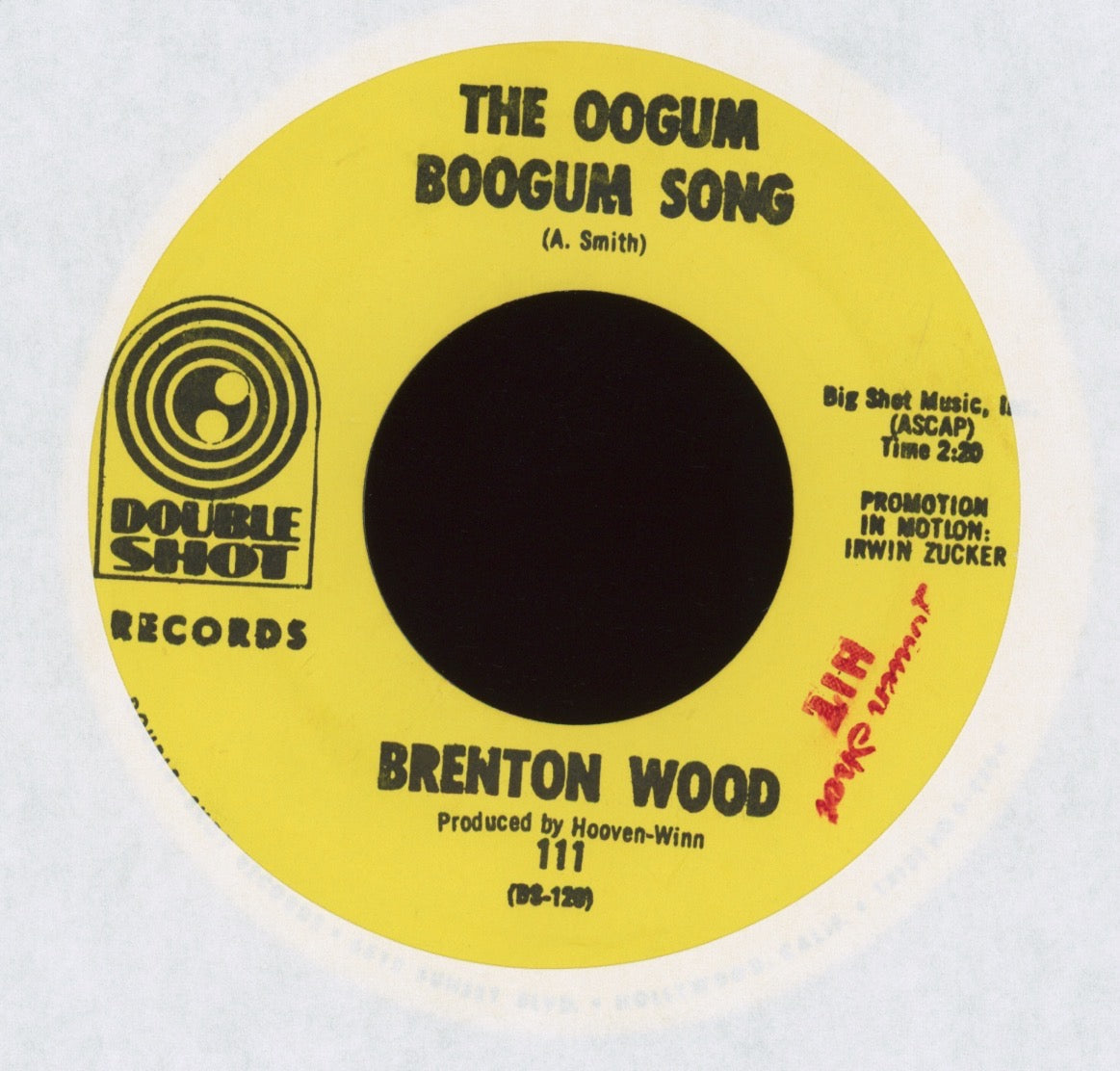 Brenton Wood - The Oogum Boogum Song on Double Shot Soul 45