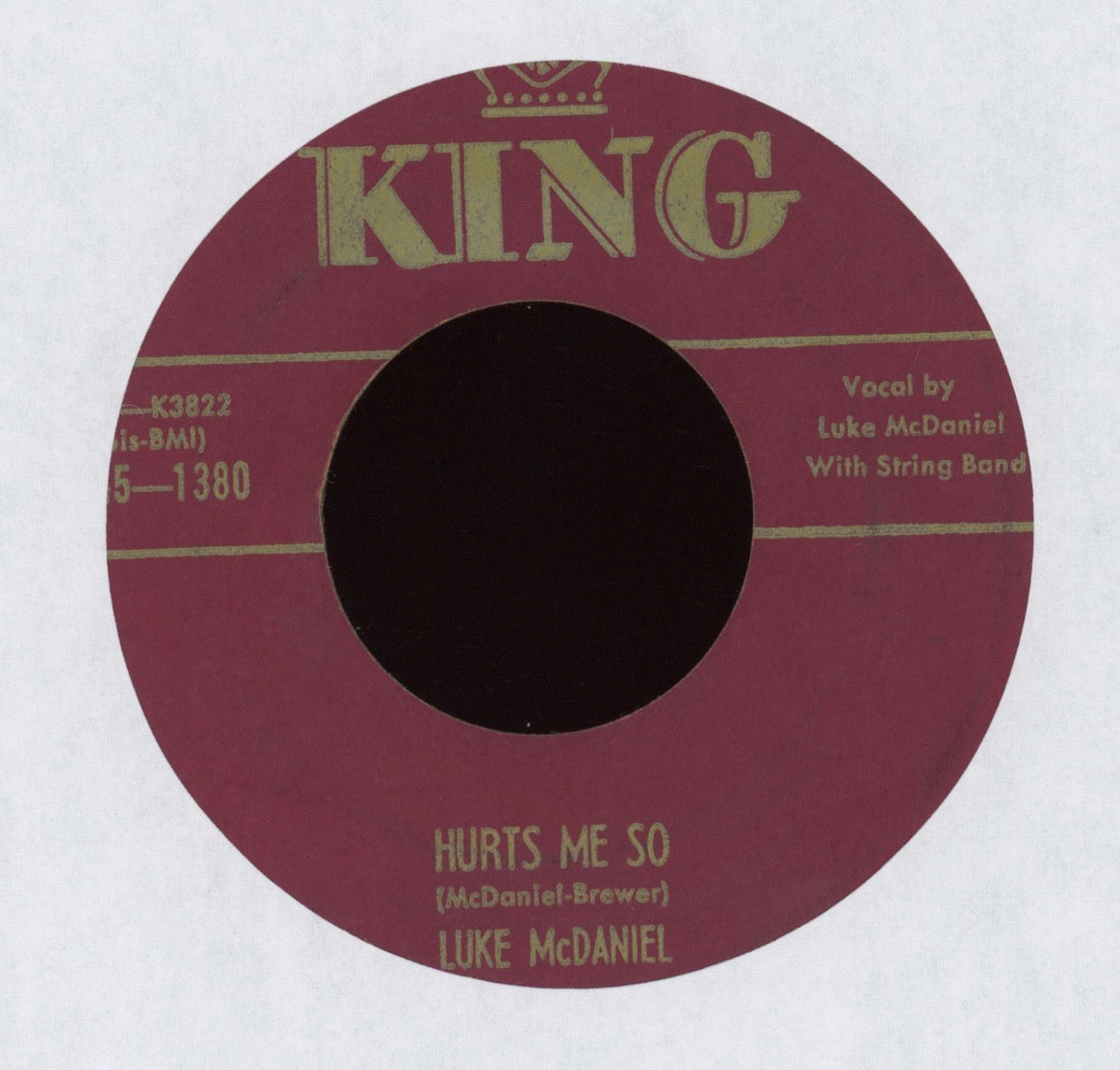 Luke McDaniel - Money Bag Woman on King Country Bop 45