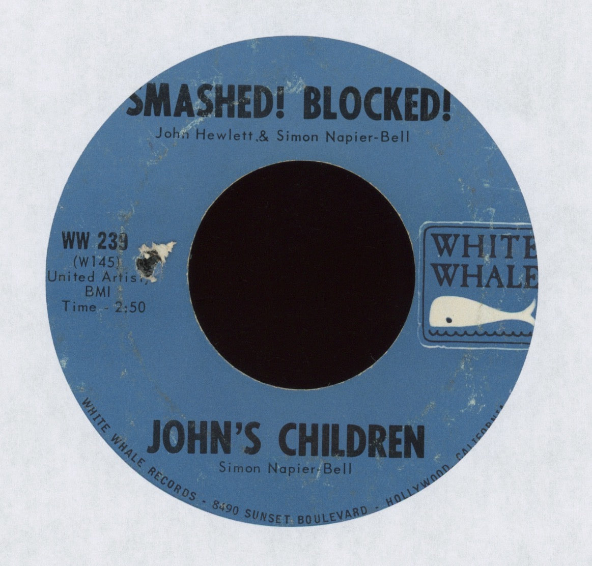 John's Children - Smashed! Blocked! on White Whale Psych Rock 45