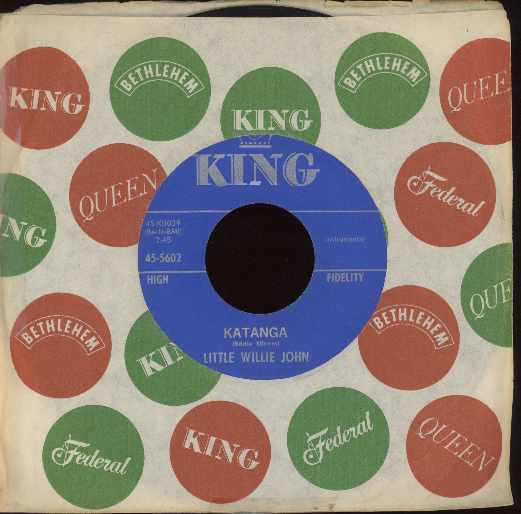 Little Willie John - Katanga on King Instro R&B 45