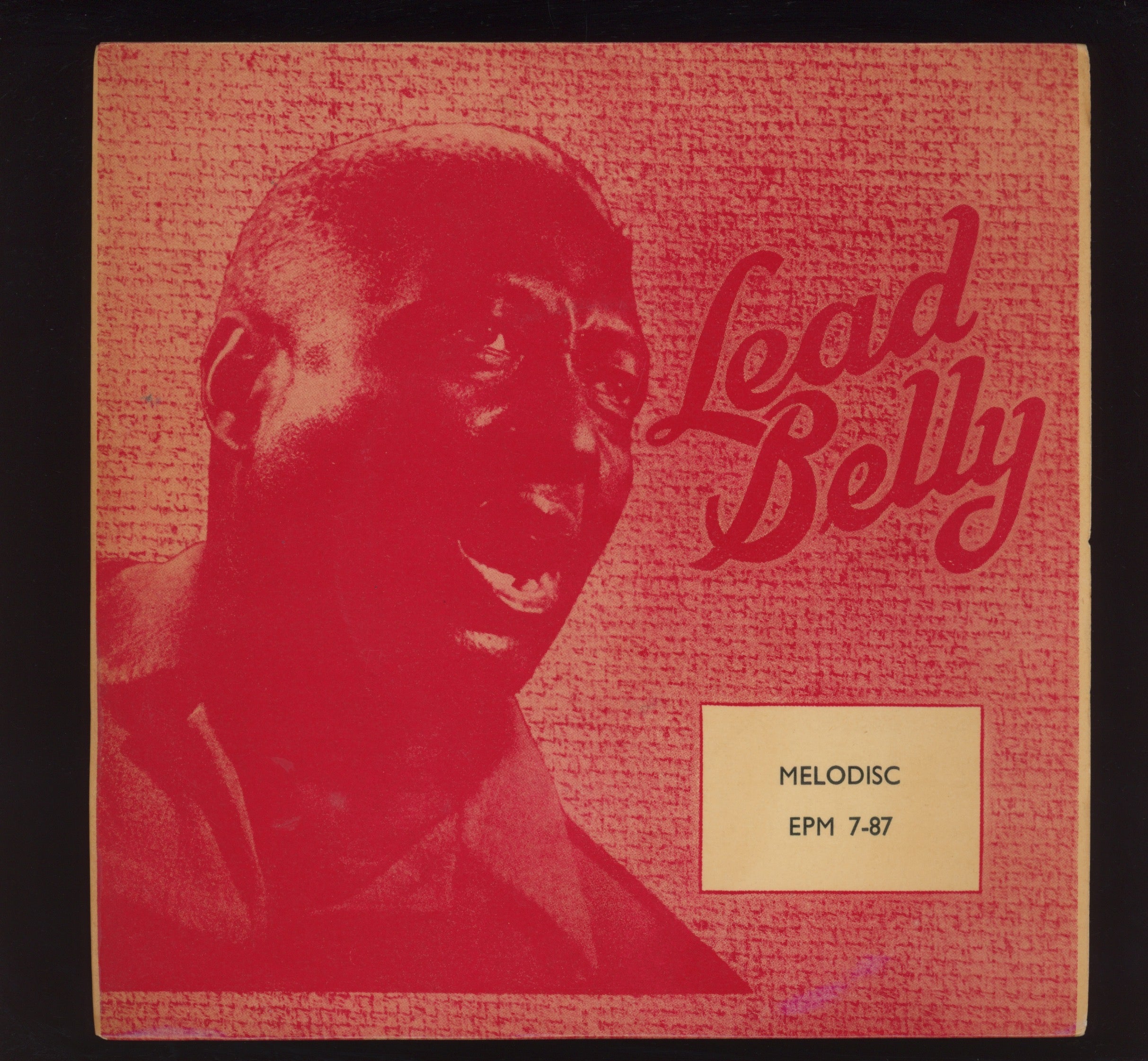 Leadbelly - Party Songs And Plays By Leadbelly on Melodisc UK Folk Blues EP With Picture Sleeve