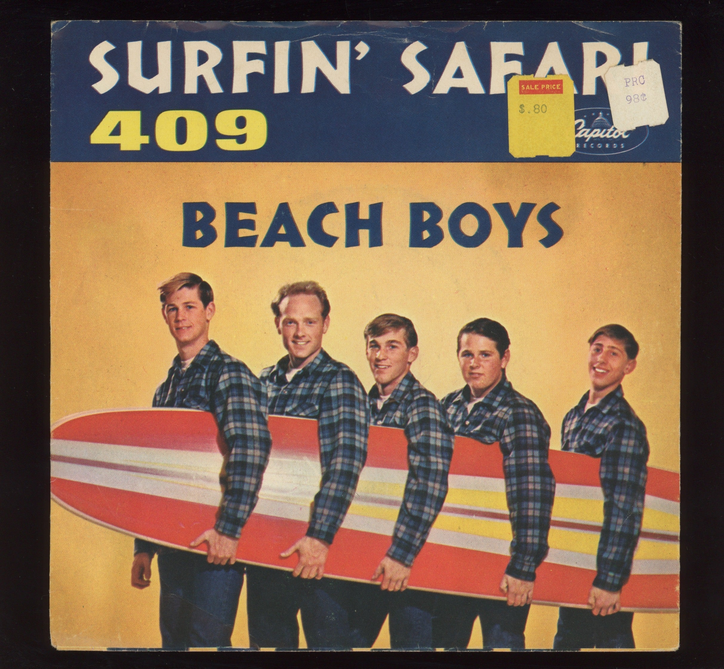 The Beach Boys - Surfin' Safari / 409 on Capitol 45 With Picture Sleeve