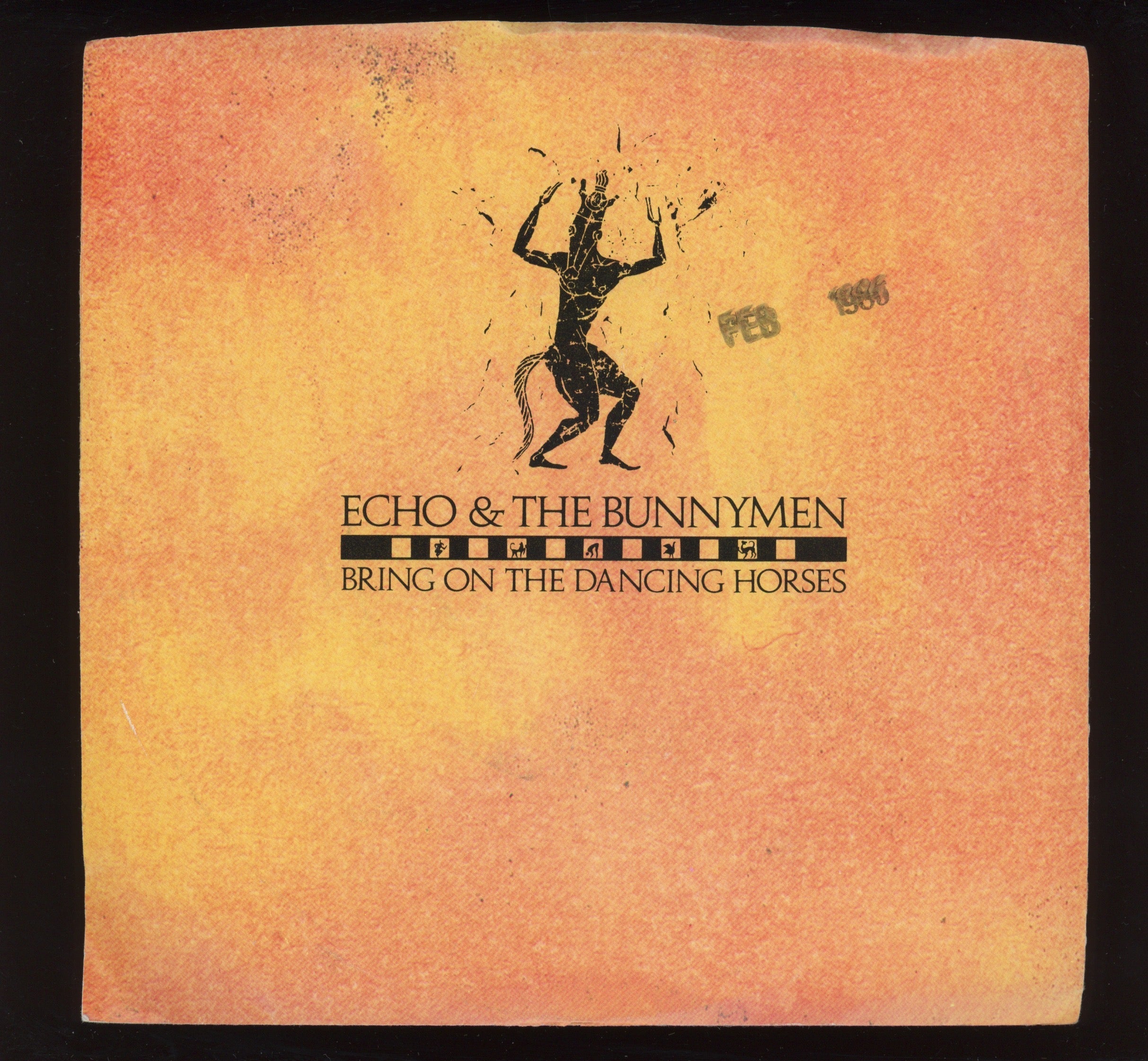 Echo & The Bunnymen - Bring On The Dancing Horses on Sire Promo 45 With Picture Sleeve