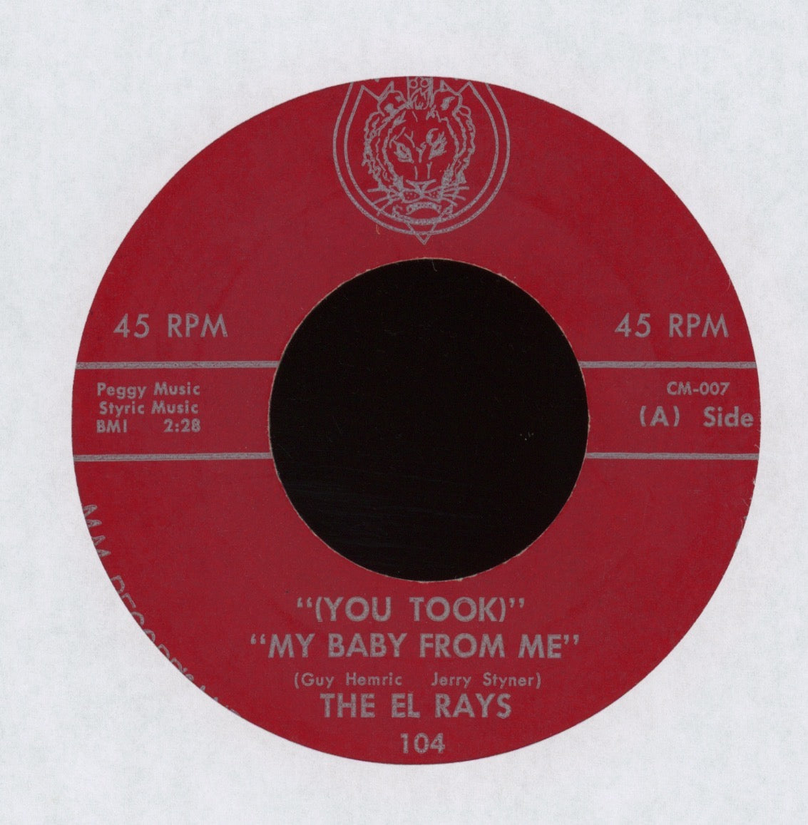 The El-Rays - (You Took) My Baby From Me on MM Girl Group 45