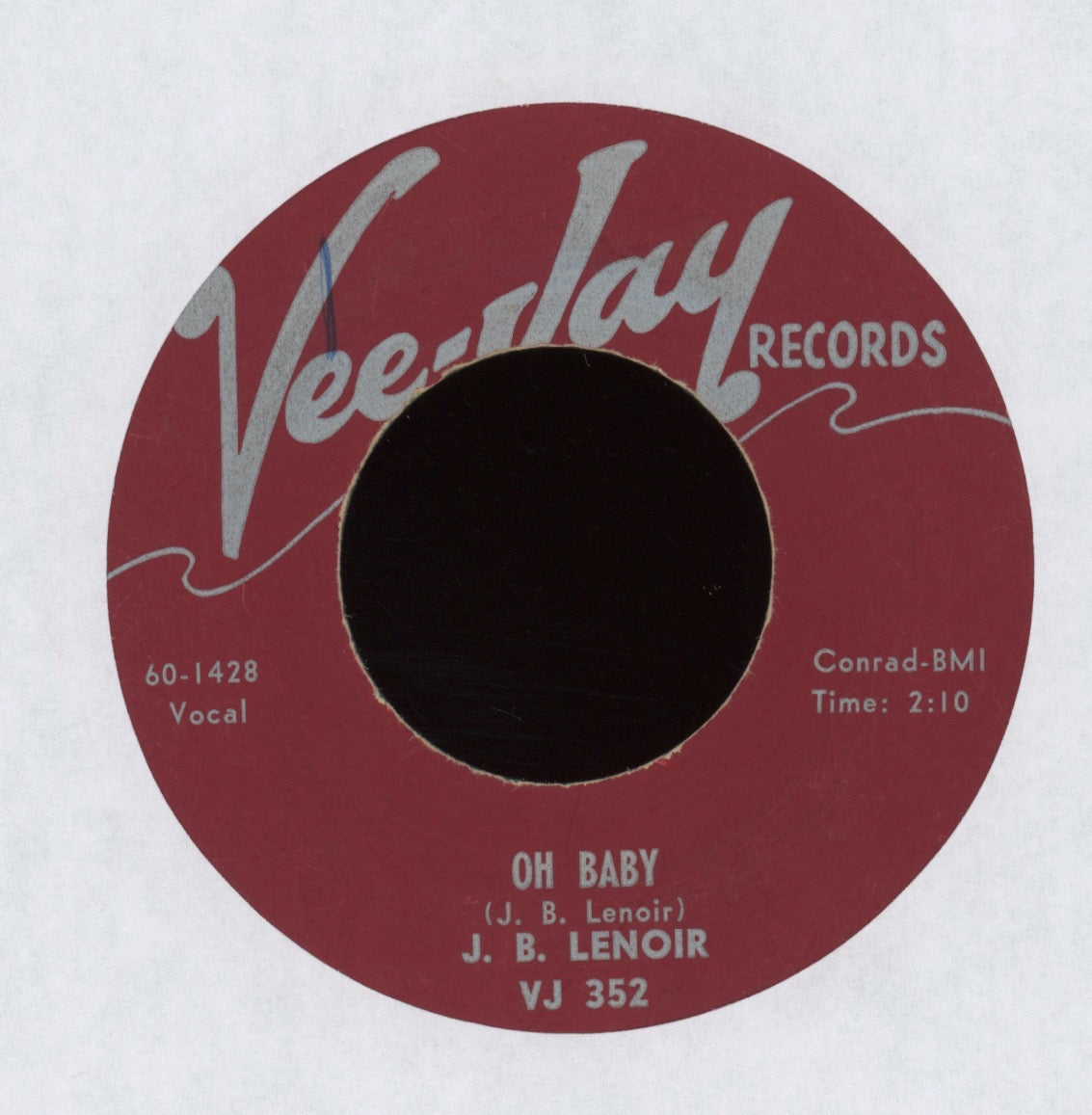 J.B. Lenoir - Do What I Say on Vee Jay R&B 45