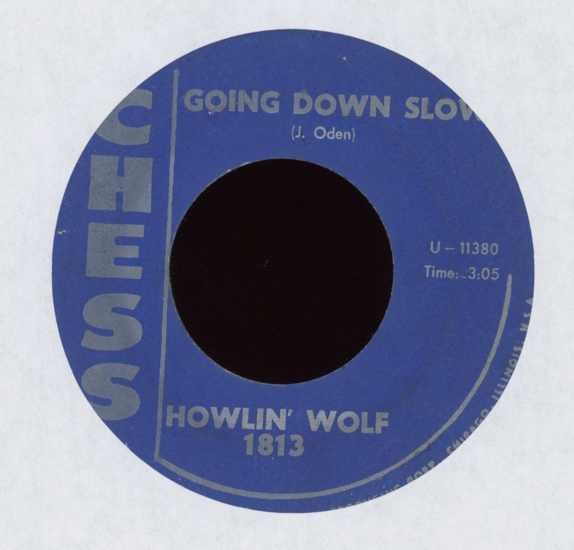 Howlin' Wolf - You'll Be Mine / Going Down Slow on Chess Blues 45