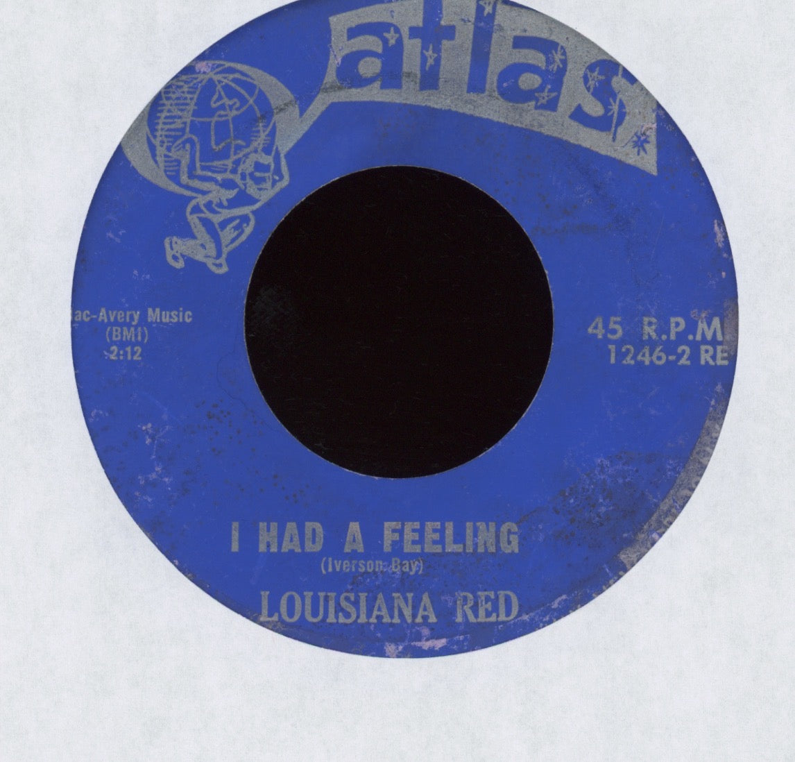 Louisiana Red - I Done Woke Up on Atlas R&B Blues 45