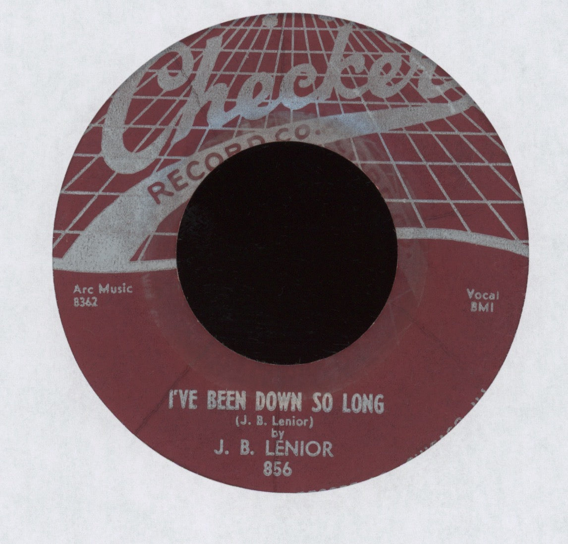 J.B. Lenoir - Don't Touch My Head ! ! ! on Checker R&B 45