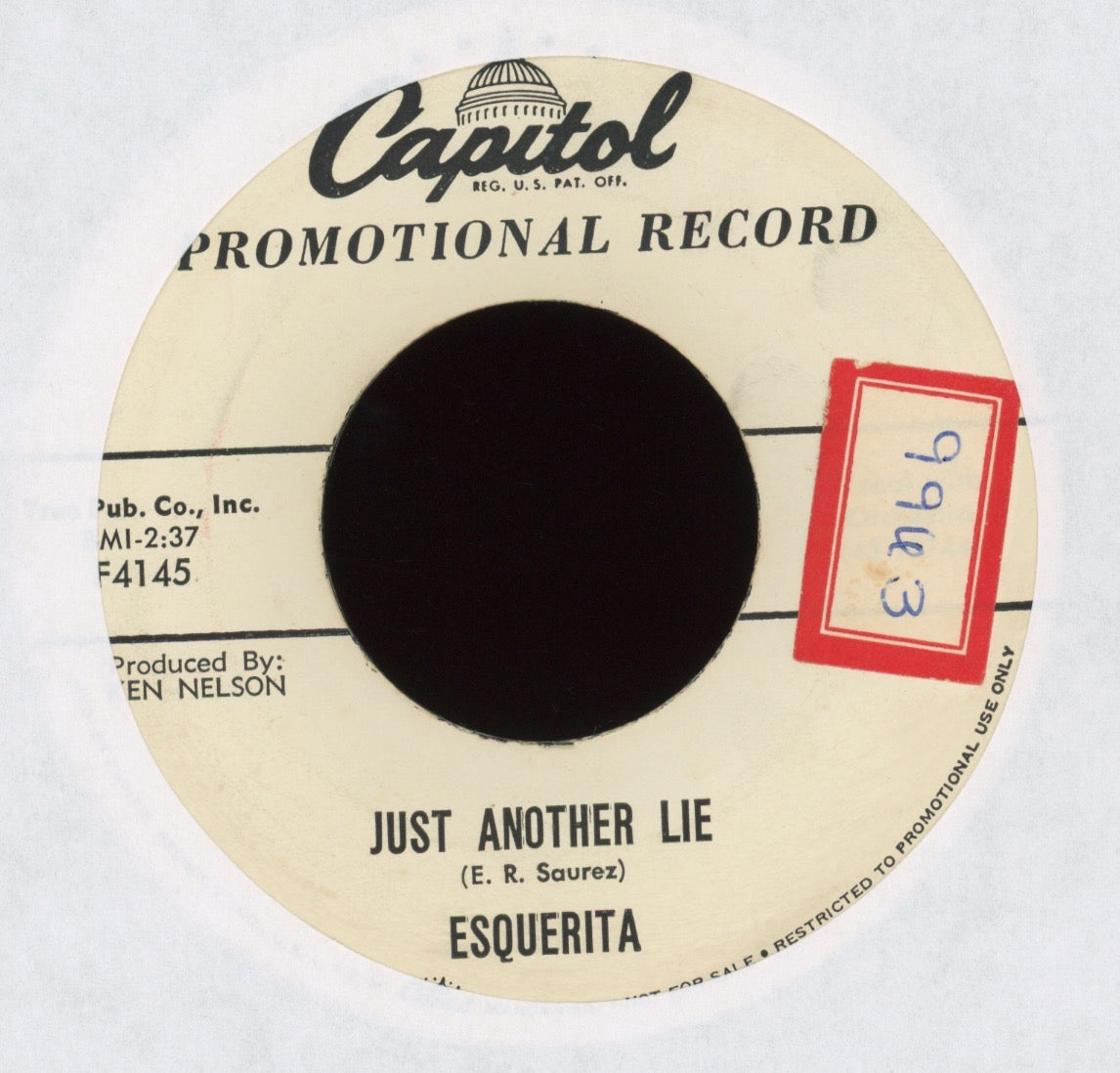 Esquerita - Laid Off on Capitol Promo R&B Rocker 45