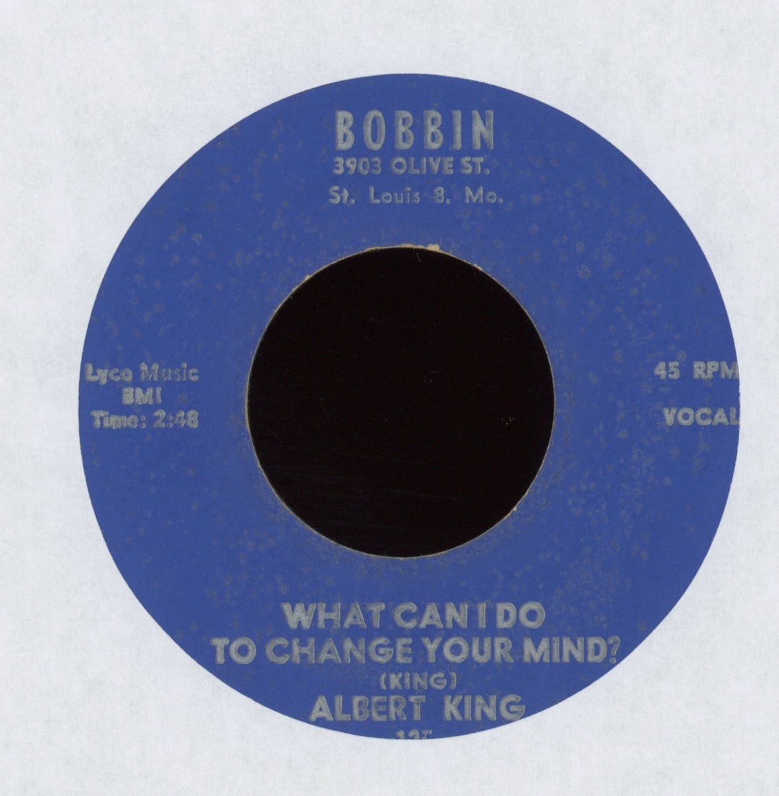 Albert King - I Get Evil on Bobbin R&B Blues 45