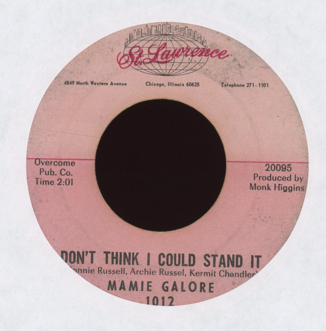 Mamie Galore - It Ain't Necessary on St. Lawrence