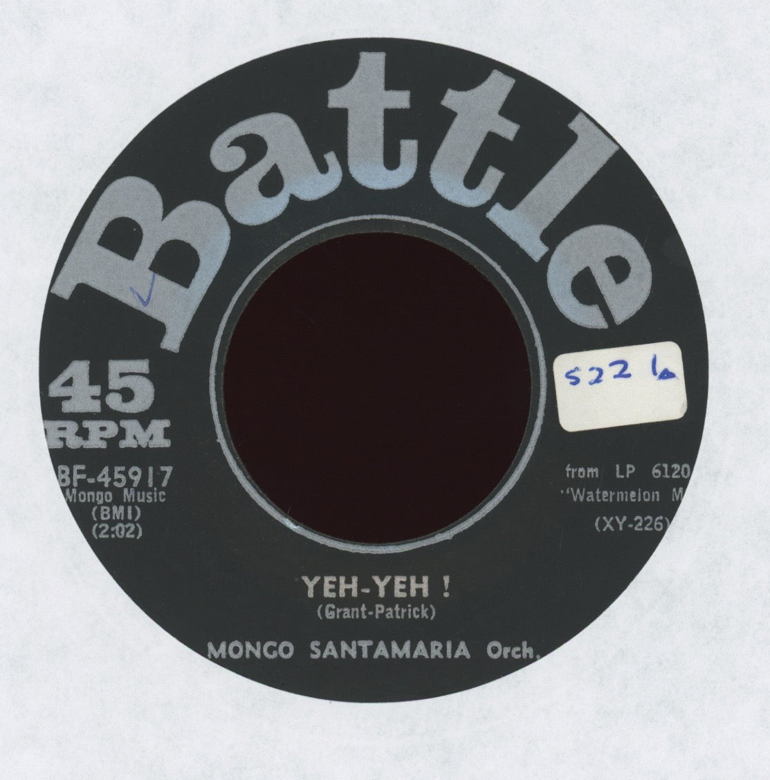 The Mongo Santamaria Orchestra - Yeh-Yeh! on Battle