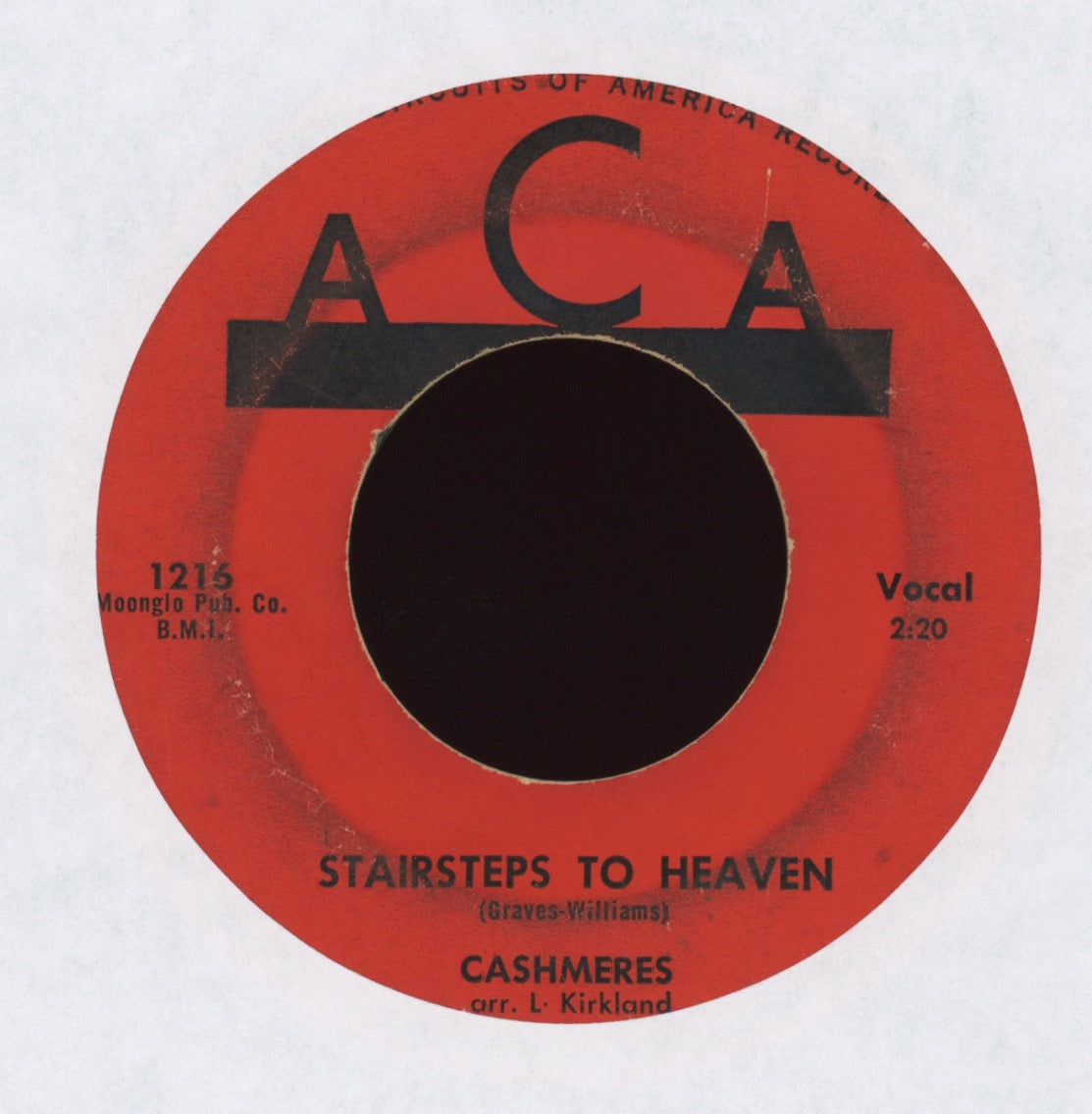 Cashmeres - Nag Nag (Pack Your Bag) on ACA