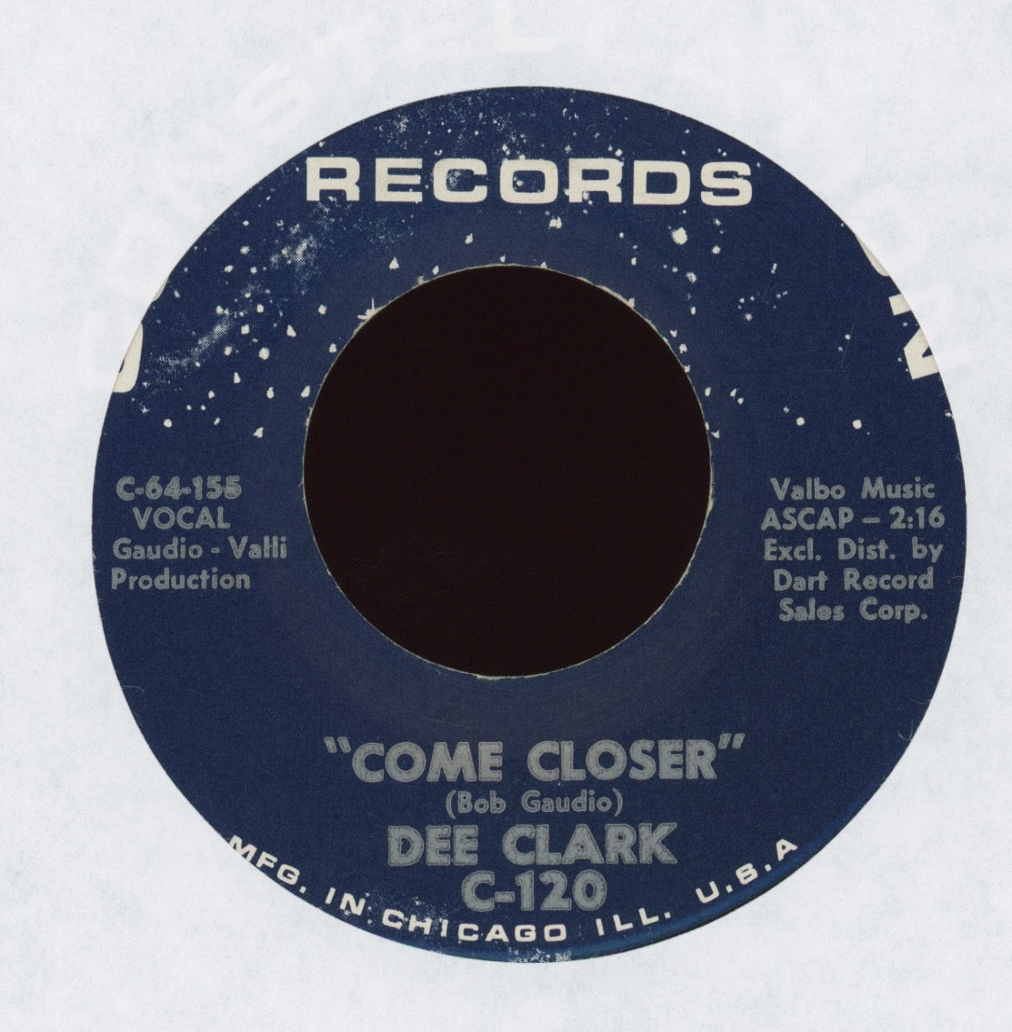 Dee Clark - That's My Girl on Constellation