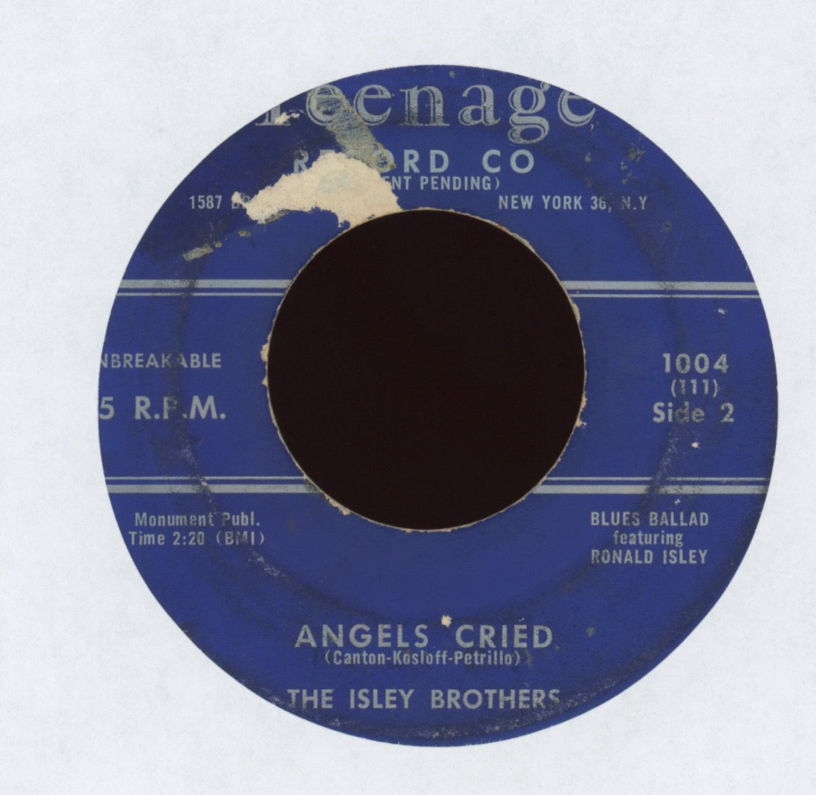 The Isley Brothers - The Cow Jumped Over The Moon on Teenage