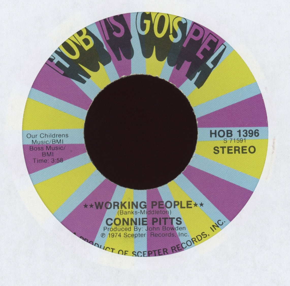 Connie Pitts - Working People on HOB Gospel