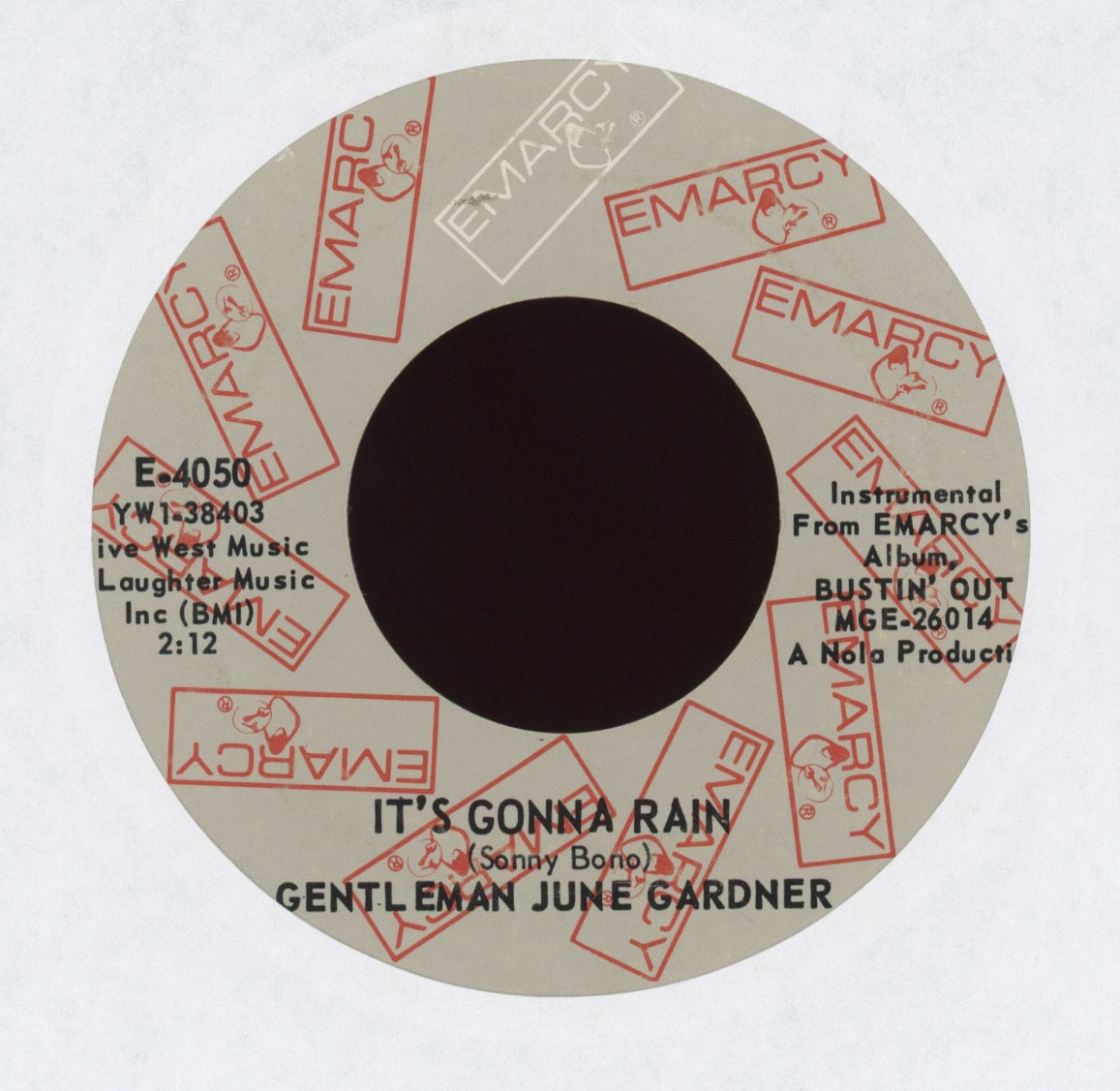 Gentleman June Gardner - It's Gonna Rain on Emarcy