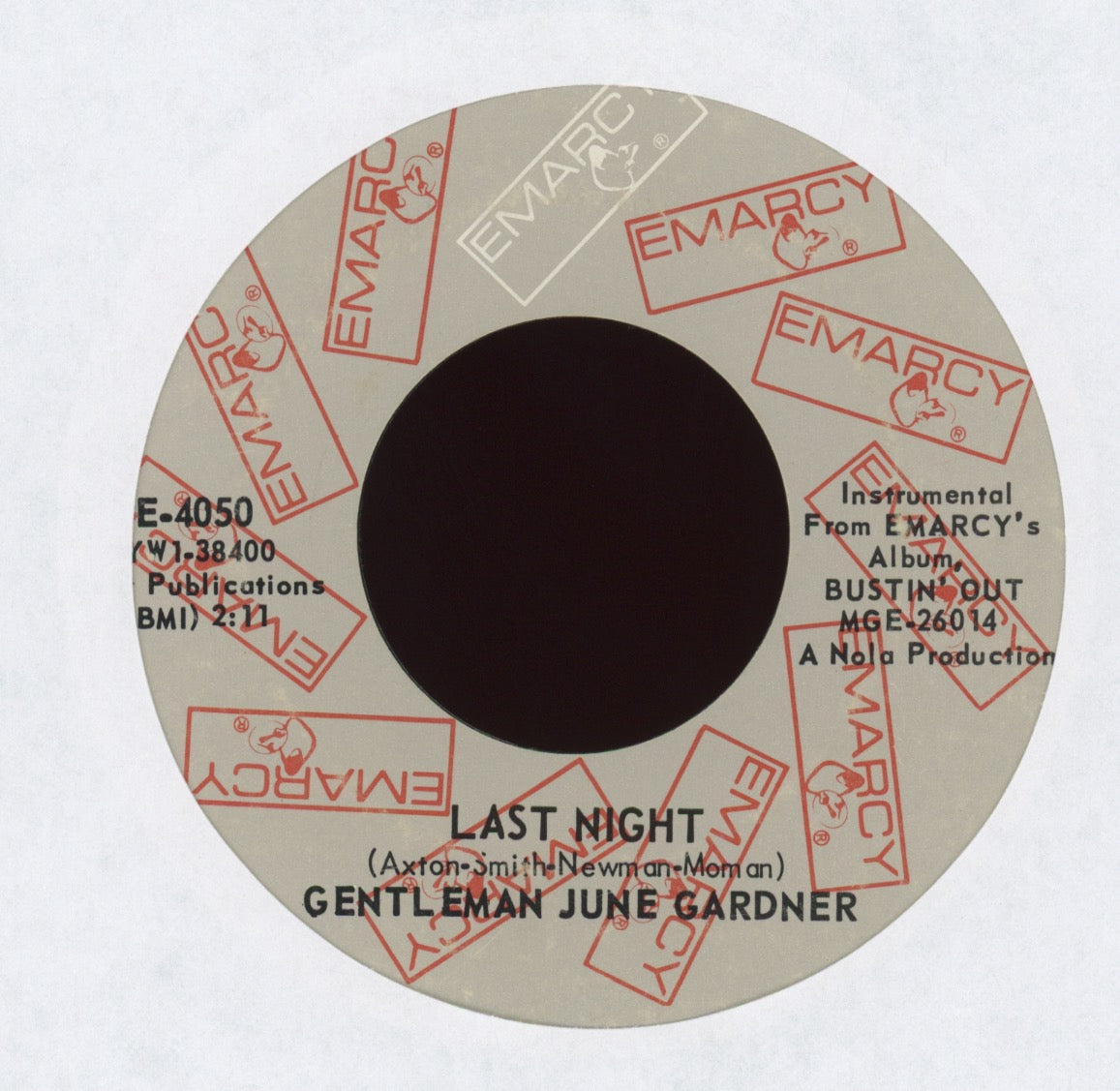 Gentleman June Gardner - It's Gonna Rain on Emarcy