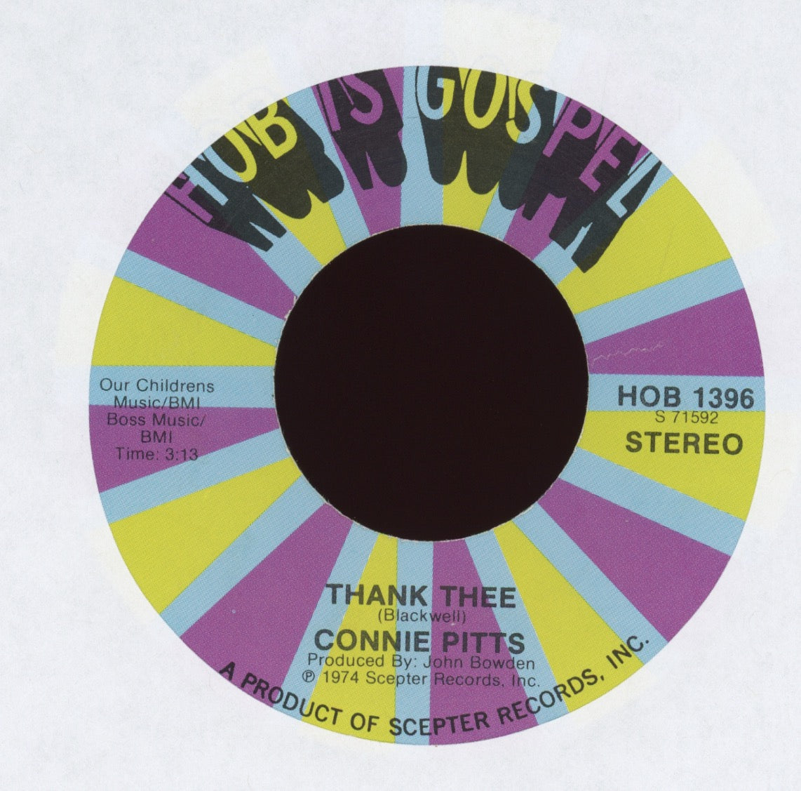 Connie Pitts - Working People on HOB Gospel